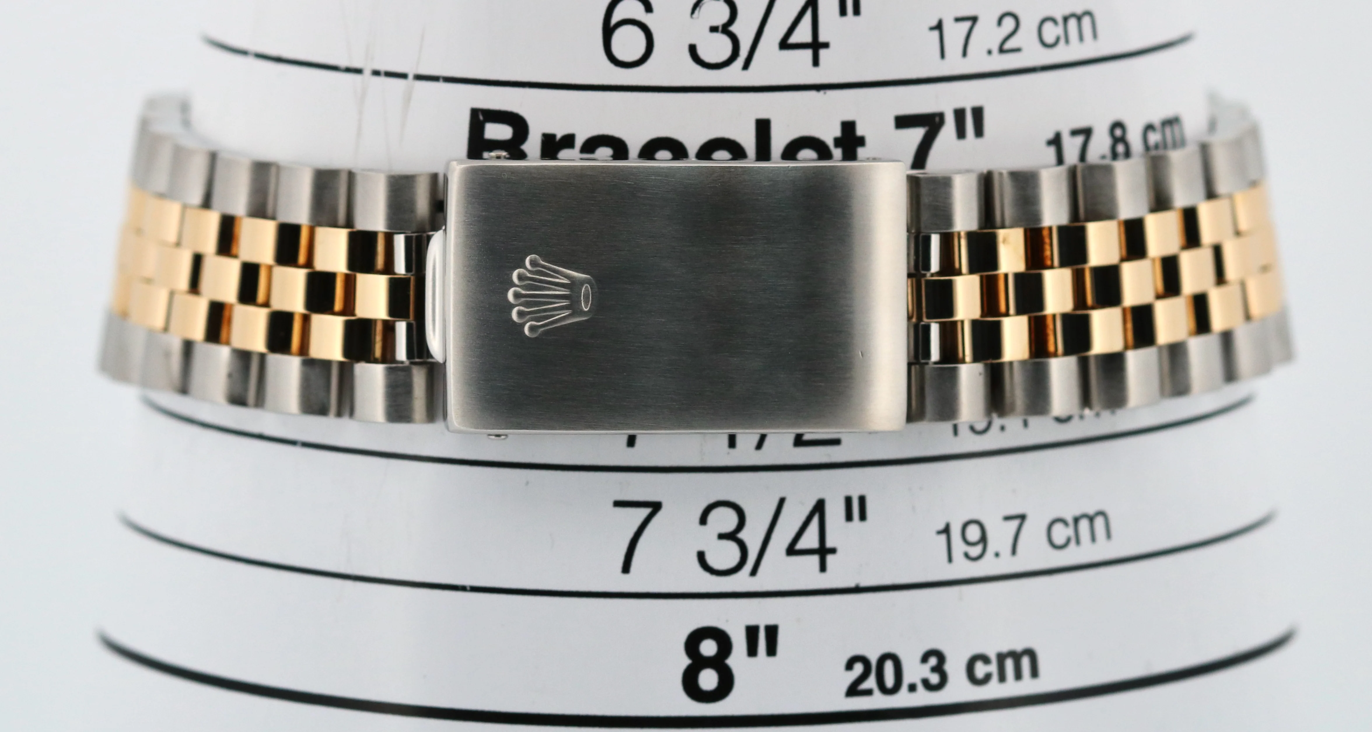 Rolex DateJust 36mm BLACK 18K Yellow Gold JUBILEE Stainless Steel 16233 Watch - Image 9