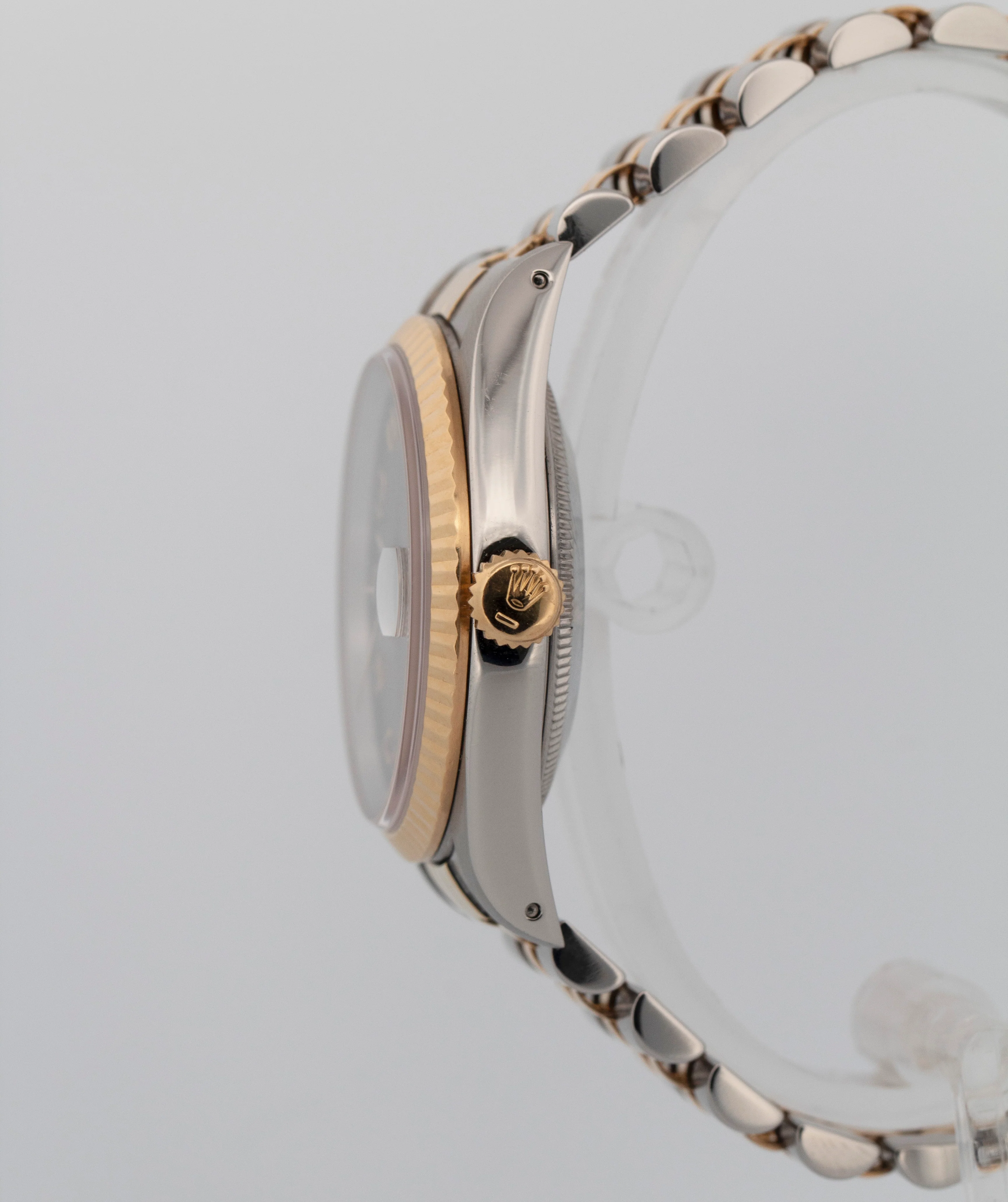 Rolex DateJust 36mm BLACK Jubilee 18K Yellow Gold JUBILEE Steel 16233 Watch - Image 3