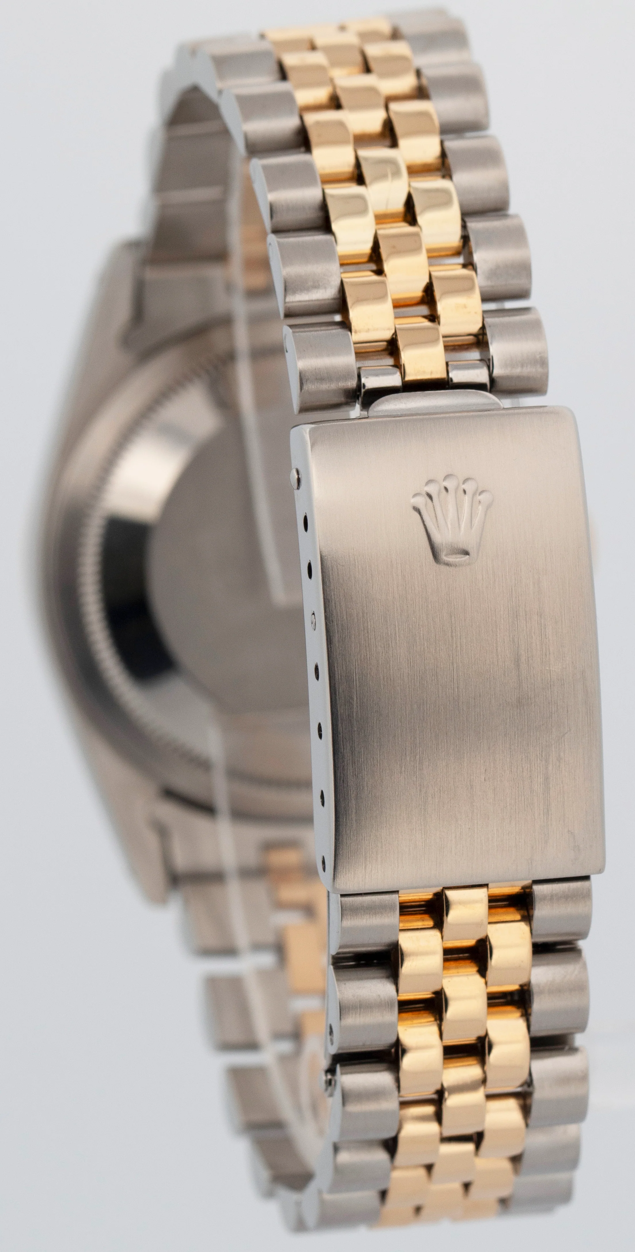 Rolex DateJust 36mm BLACK Jubilee 18K Yellow Gold JUBILEE Steel 16233 Watch - Image 5