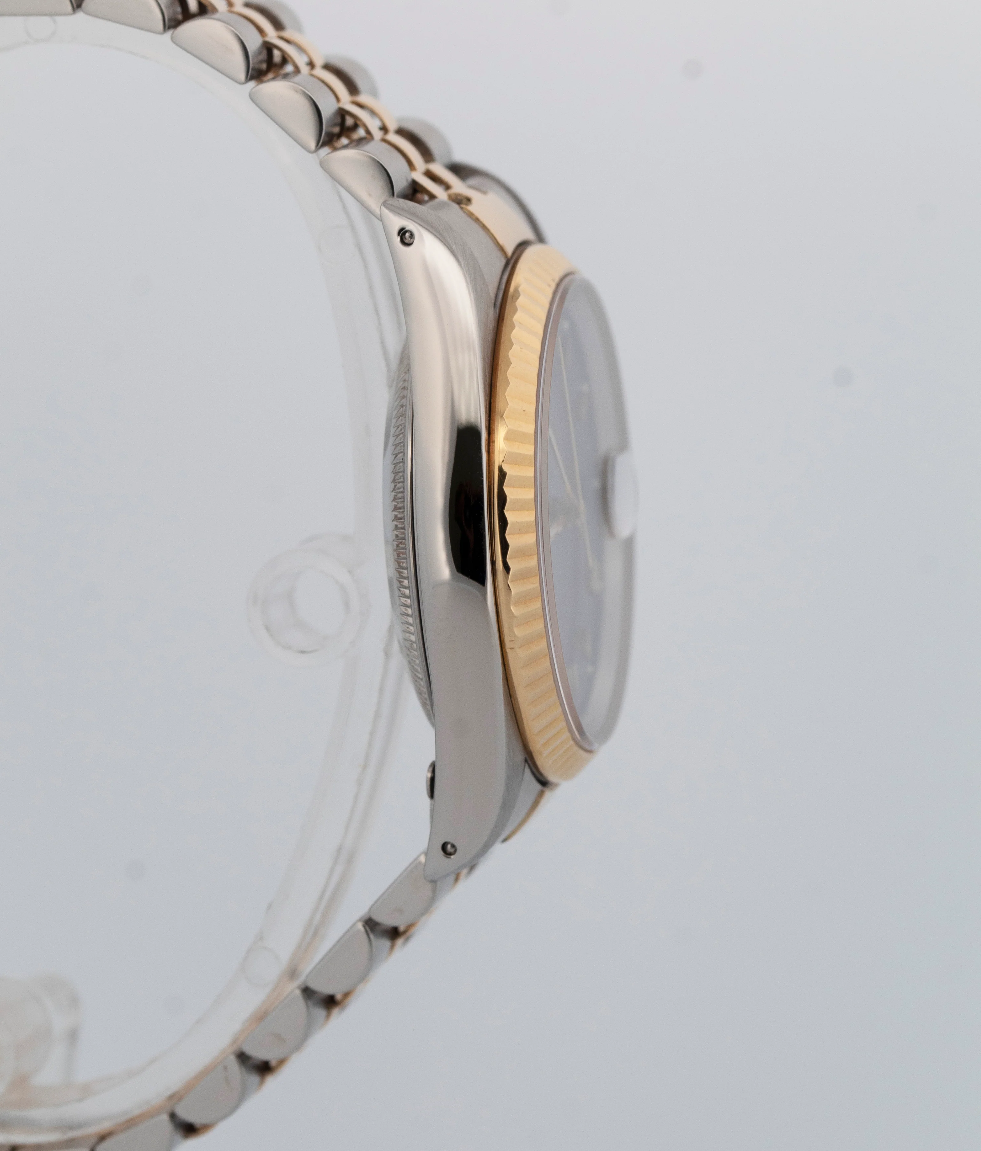 Rolex DateJust 36mm BLUE 18K Yellow Gold Stainless Steel JUBILEE Watch 16233 - Image 4
