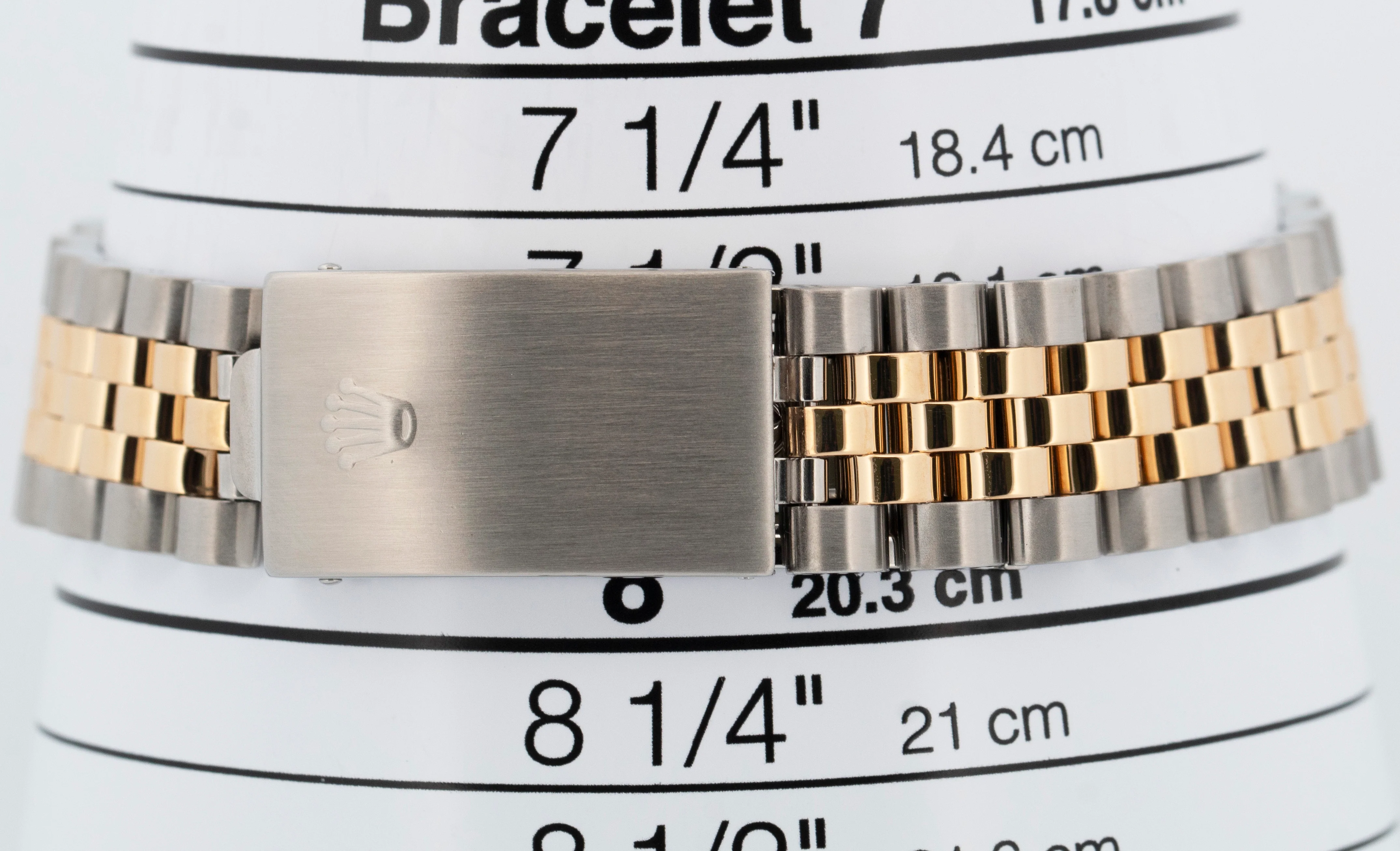 Rolex DateJust 36mm BLUE 18K Yellow Gold Stainless Steel JUBILEE Watch 16233 - Image 8