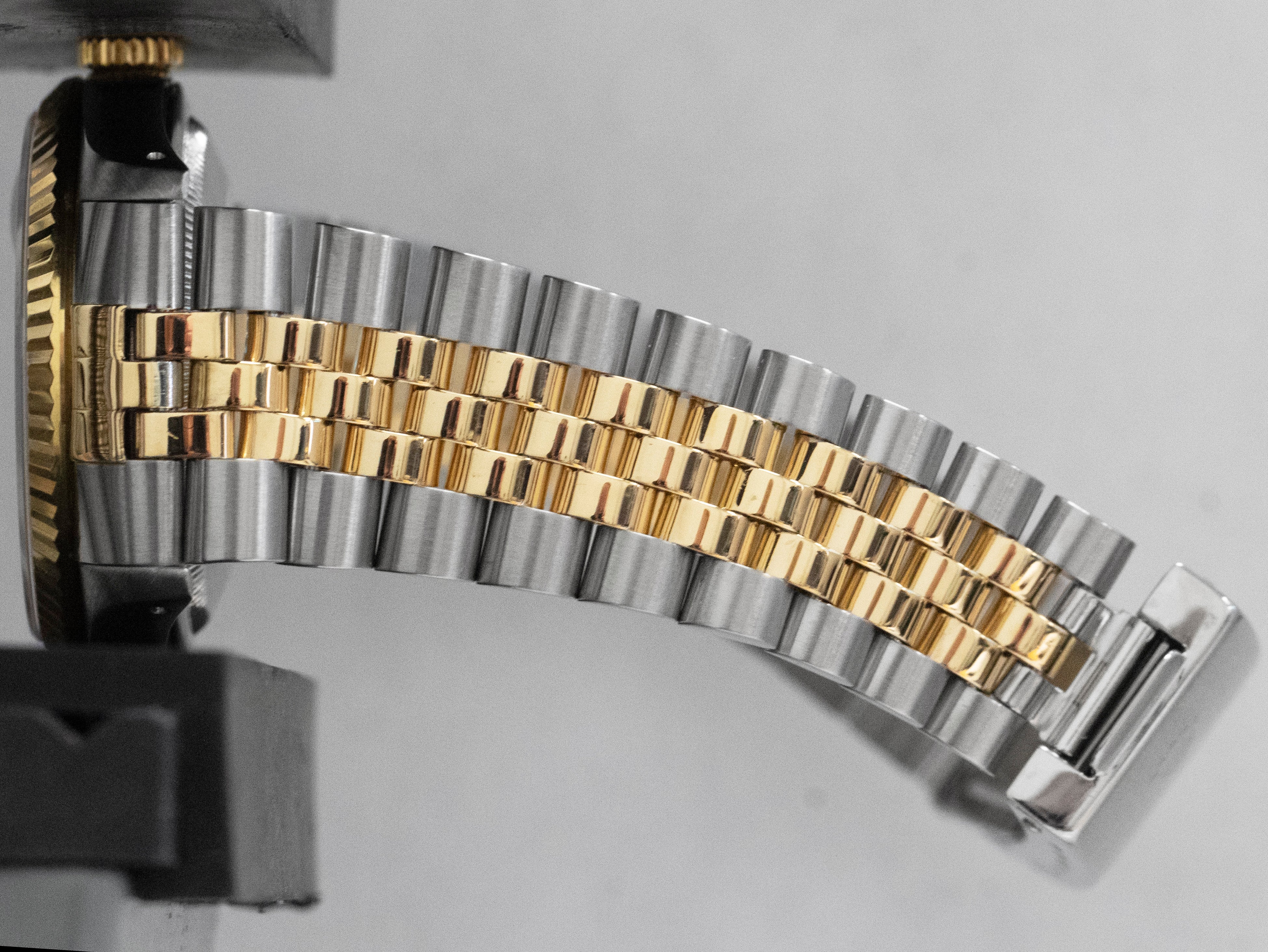Rolex DateJust 36mm BLUE 18K Yellow Gold Stainless Steel JUBILEE Watch 16233 - Image 9