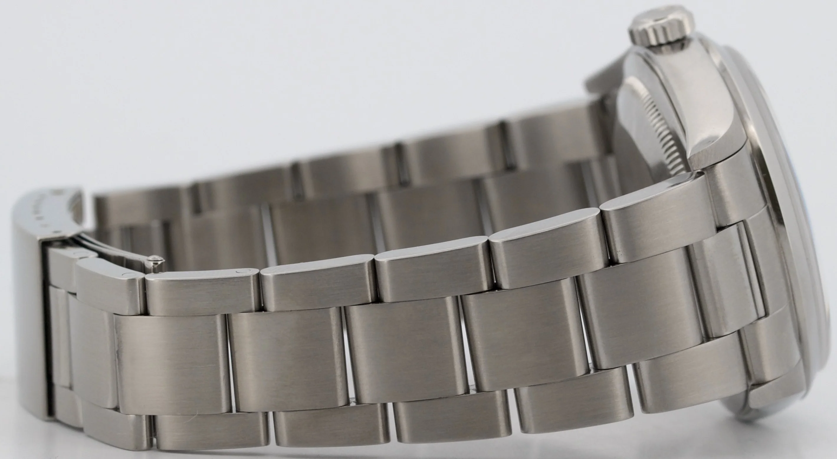 Rolex DateJust 36mm BLUE ROMAN Smooth Stainless Steel OYSTER Watch 16200 - Image 8