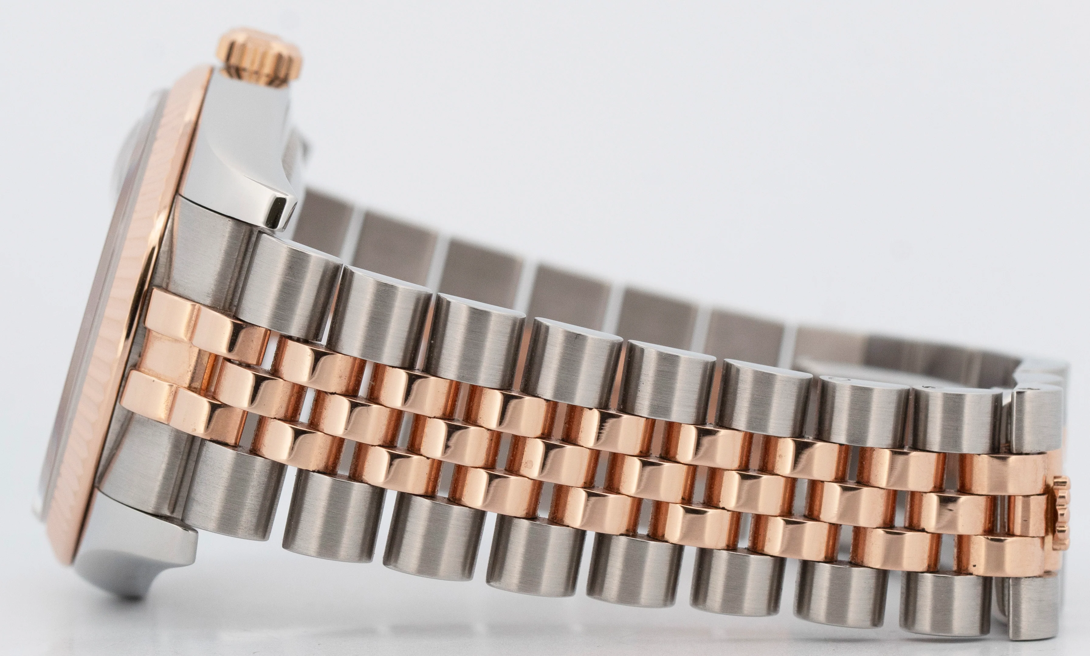 Rolex DateJust 36mm BLUE Two-Tone 18K Rose Gold Steel Jubilee 116231 Watch - Image 6
