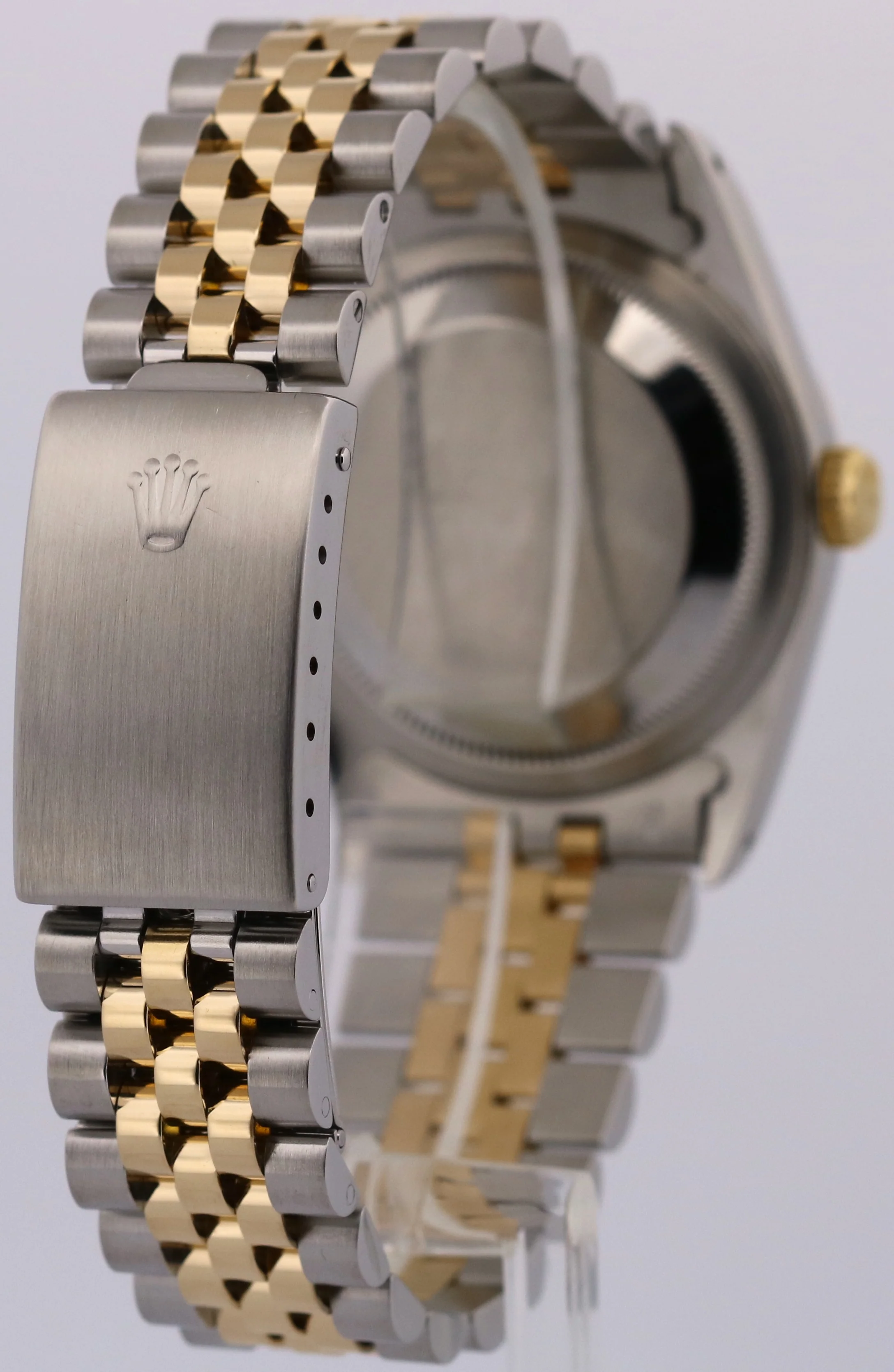 Rolex DateJust 36mm CHAMPAGNE DIAMOND 18K Yellow Gold JUBILEE Steel 16233 Watch - Image 6