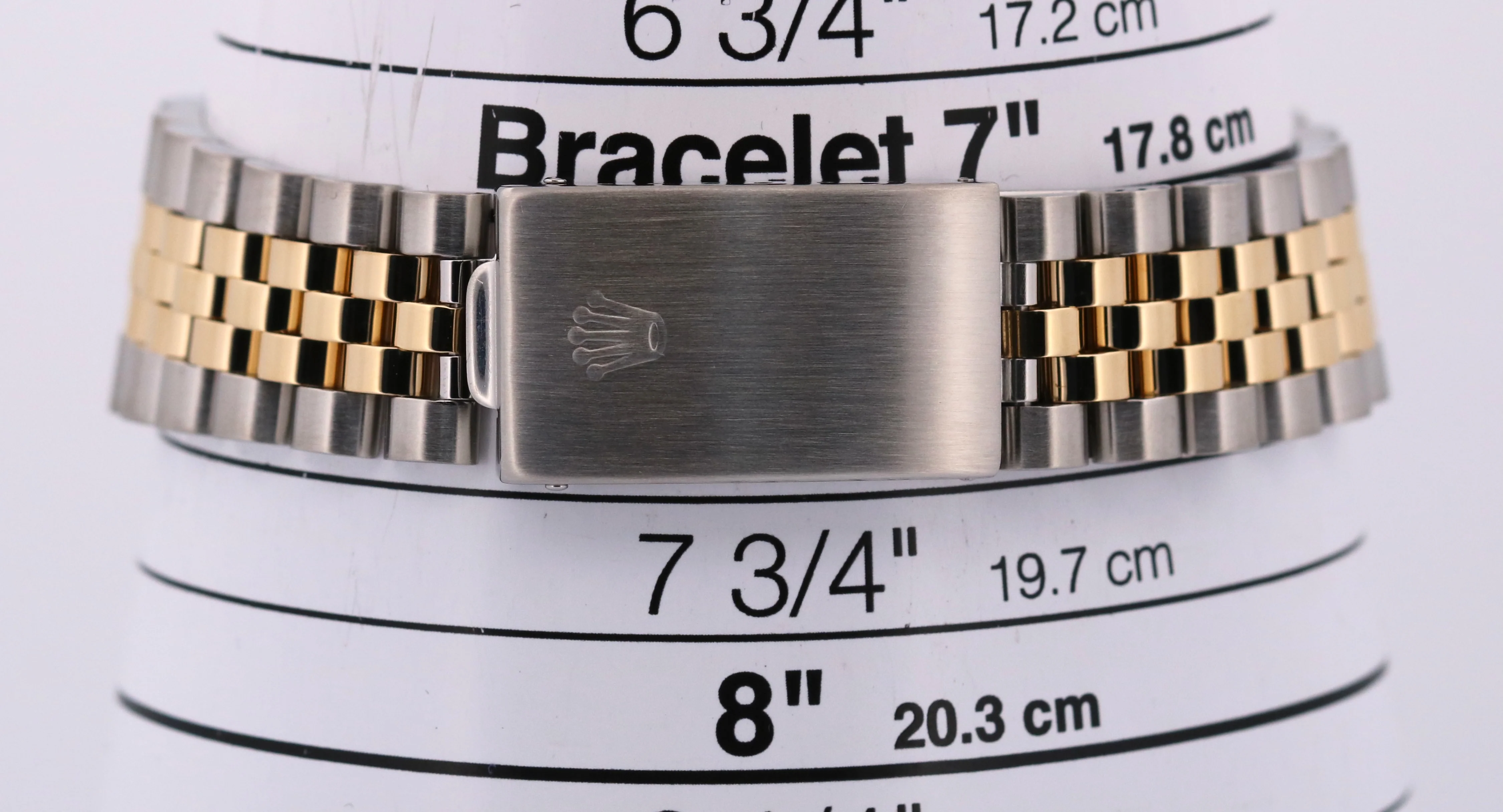 Rolex DateJust 36mm CHAMPAGNE DIAMOND 18K Yellow Gold JUBILEE Steel 16233 Watch - Image 9