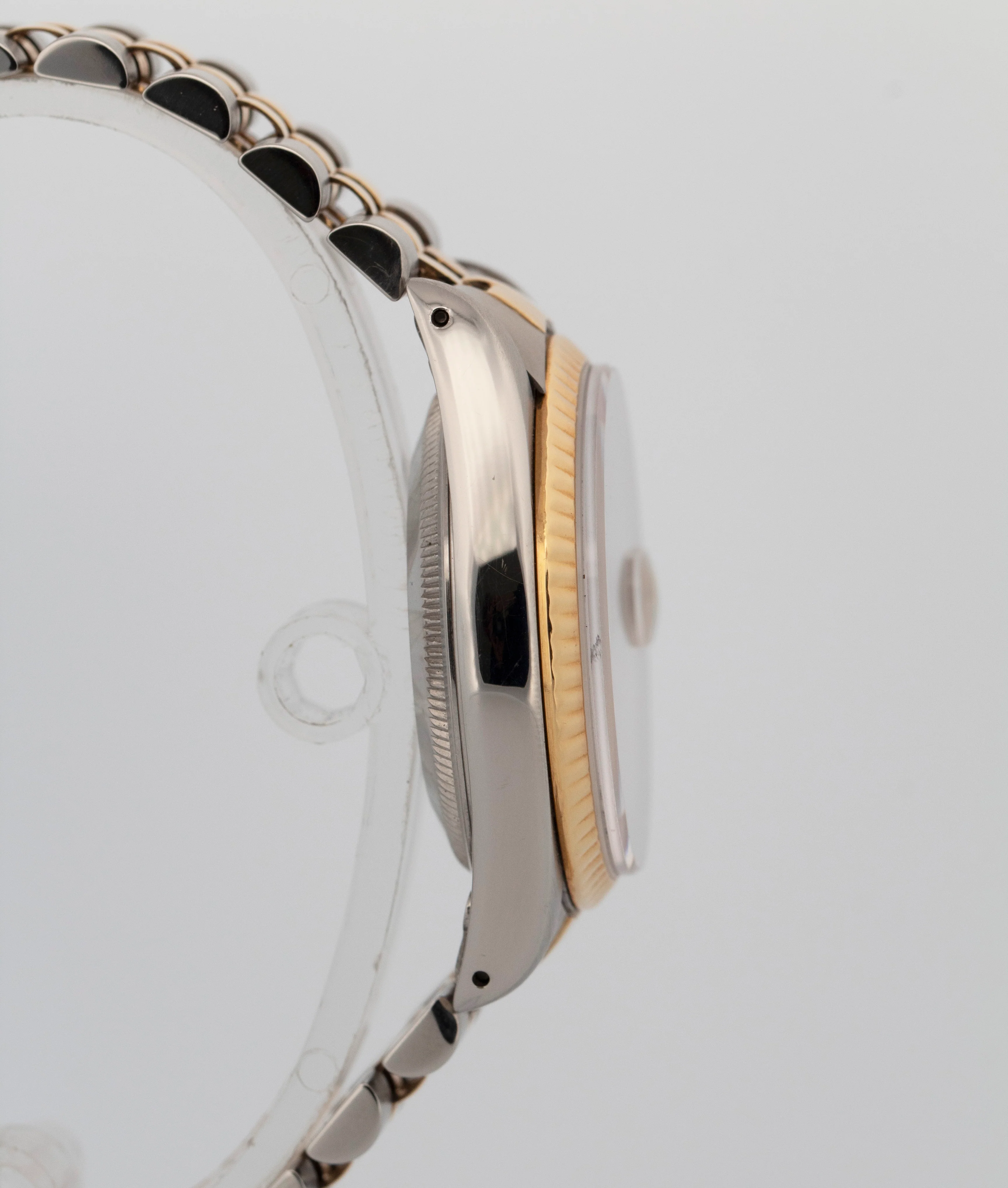Rolex DateJust 36mm Champagne Jubilee 18K Yellow Gold JUBILEE Steel 16233 Watch - Image 4
