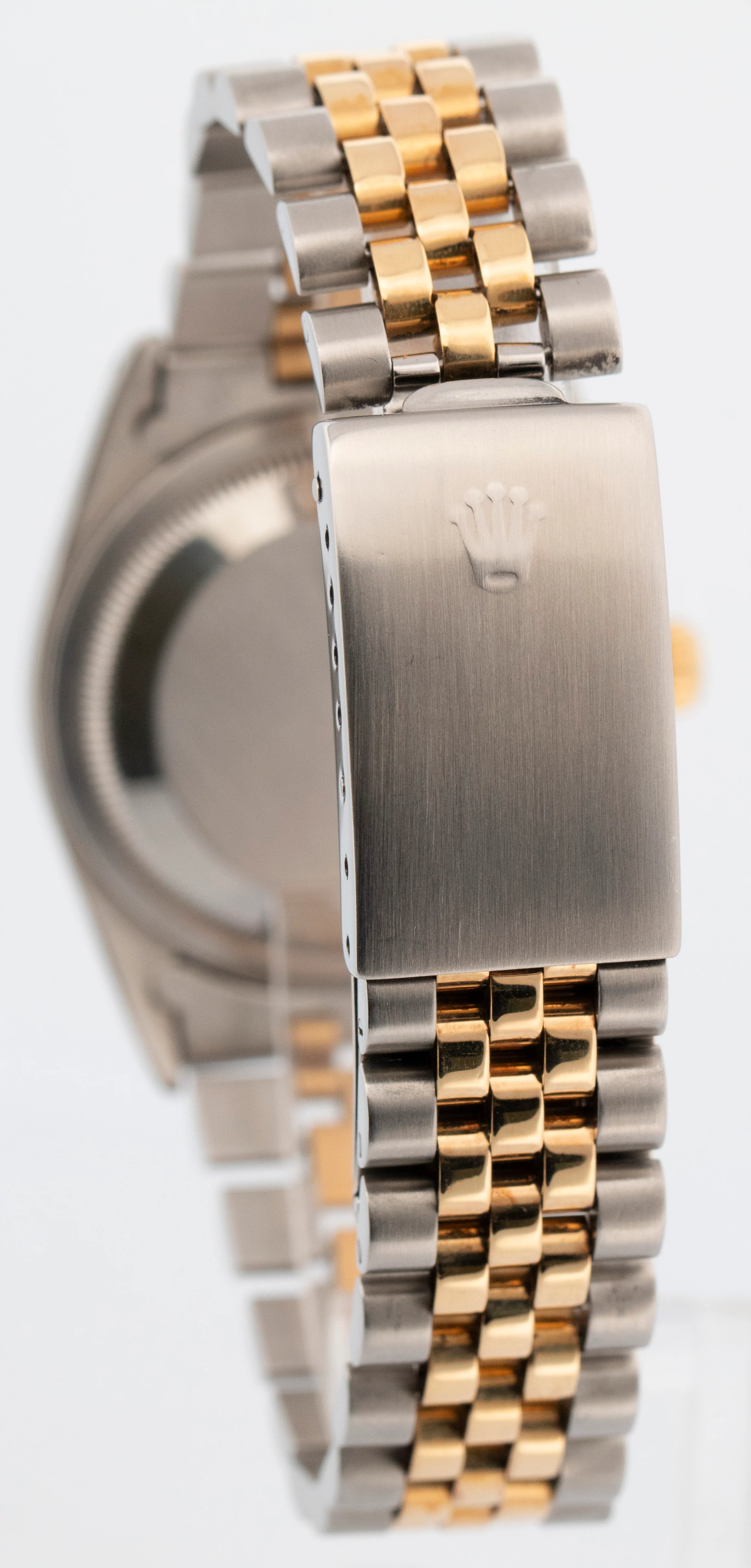 Rolex DateJust 36mm Champagne Jubilee 18K Yellow Gold JUBILEE Steel 16233 Watch - Image 5