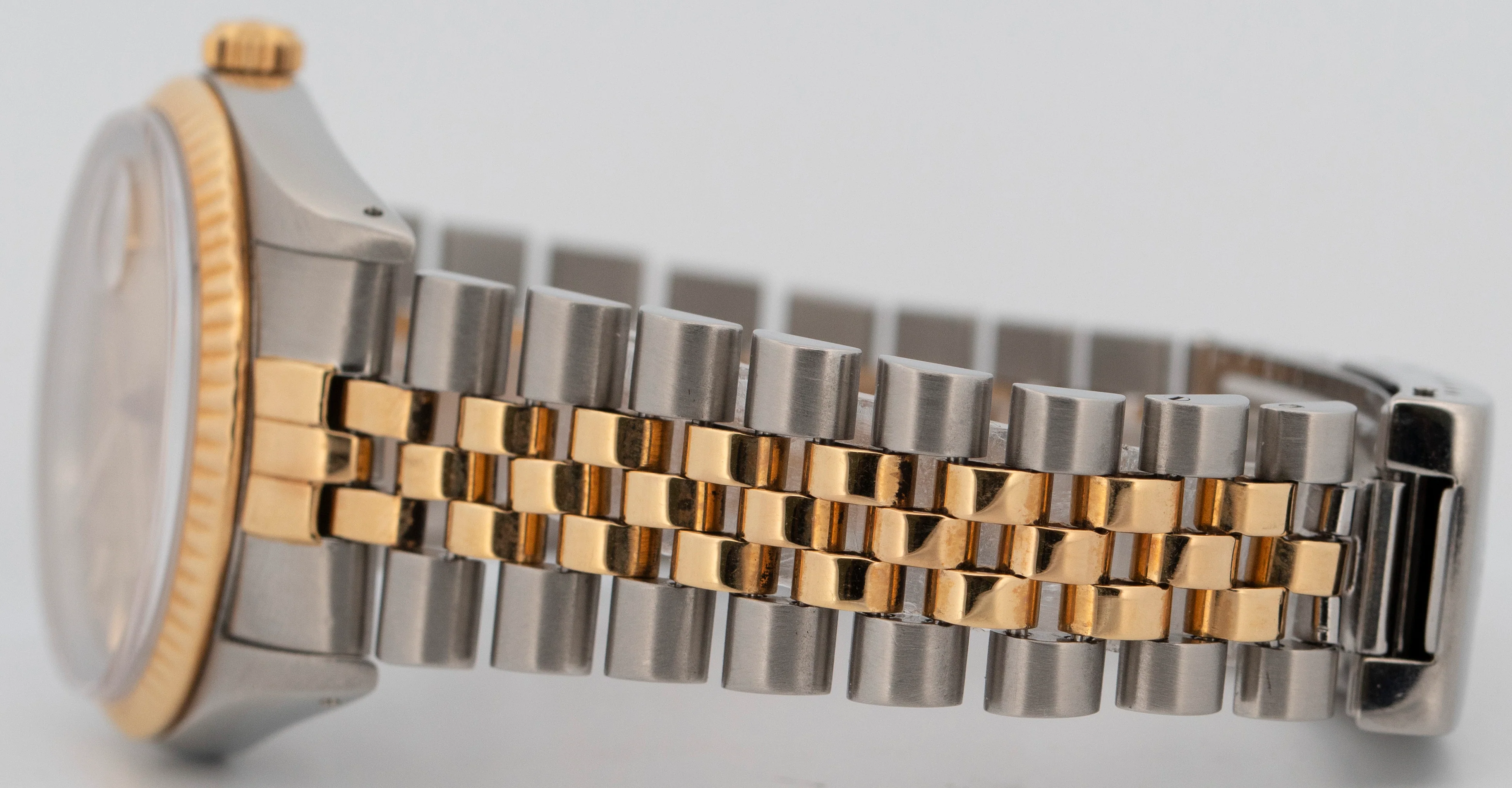 Rolex DateJust 36mm Champagne Jubilee 18K Yellow Gold JUBILEE Steel 16233 Watch - Image 6
