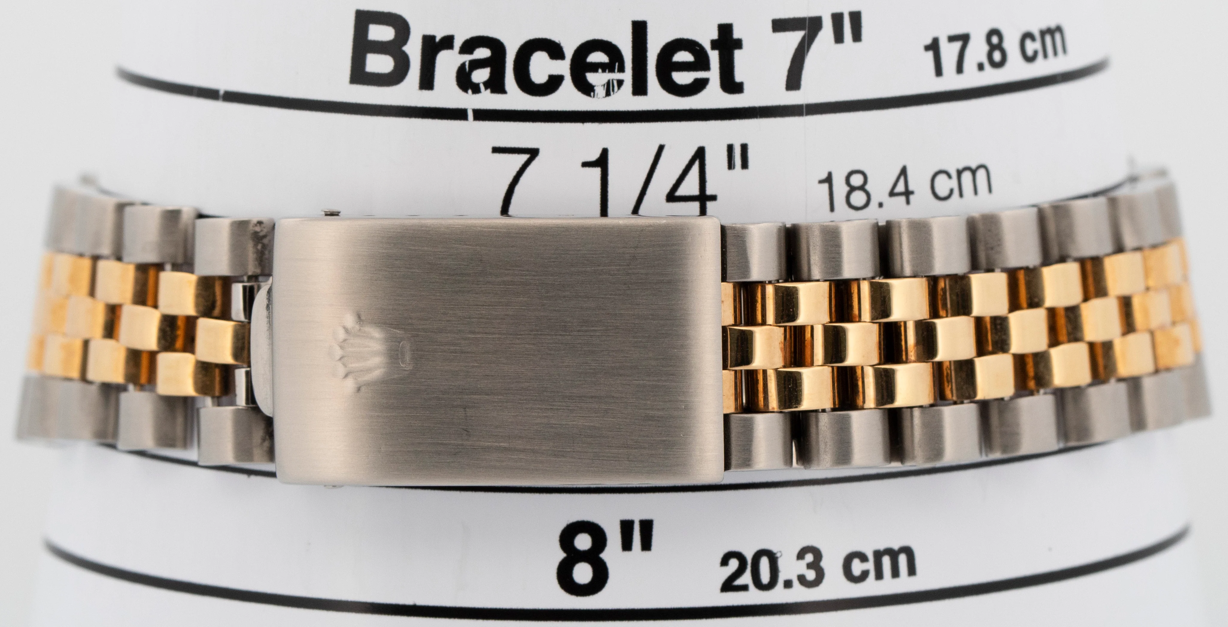 Rolex DateJust 36mm Champagne Jubilee 18K Yellow Gold JUBILEE Steel 16233 Watch - Image 8