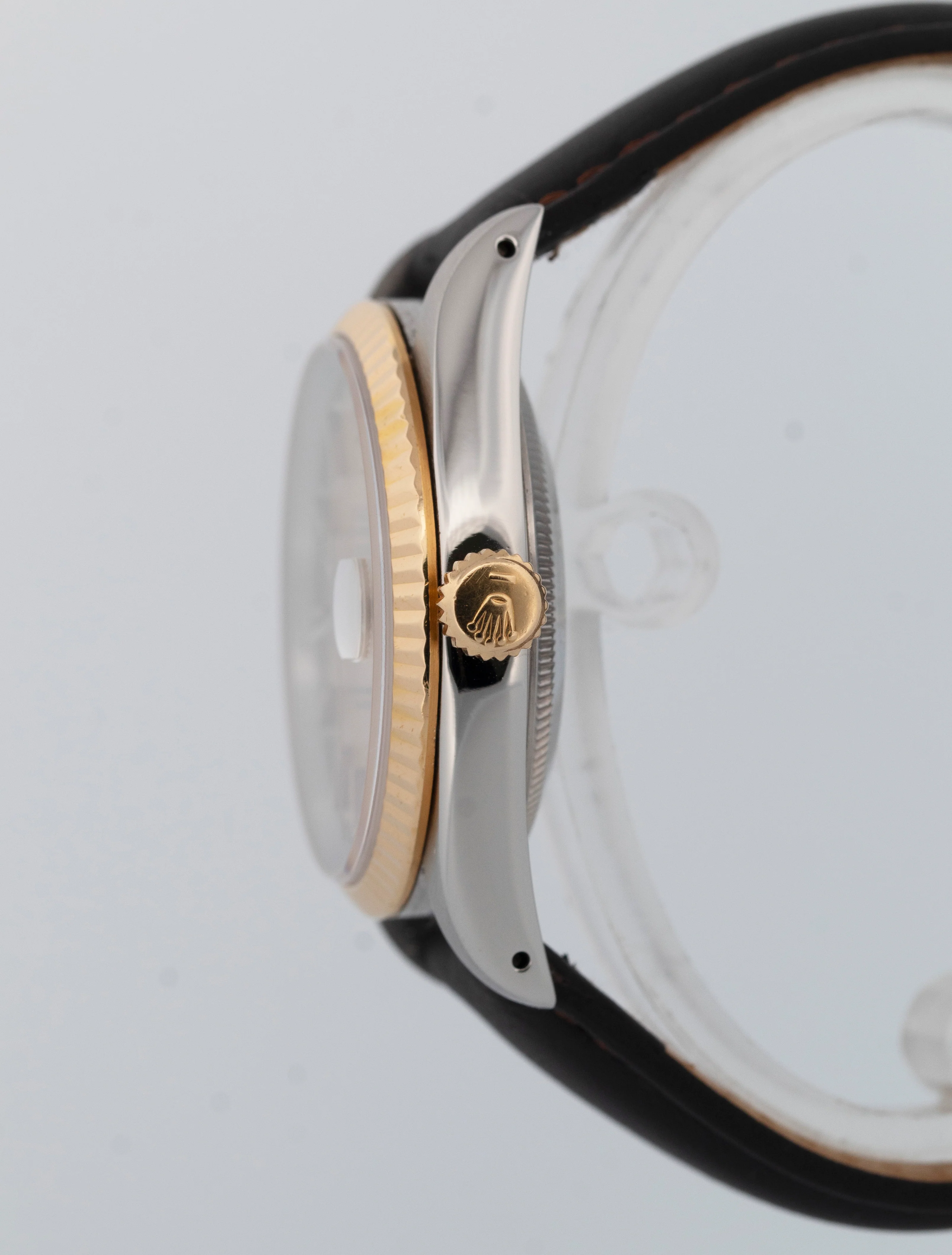Rolex DateJust 36mm Champagne Two-Tone 18K Yellow Gold Fluted Steel 16233 Watch - Image 3