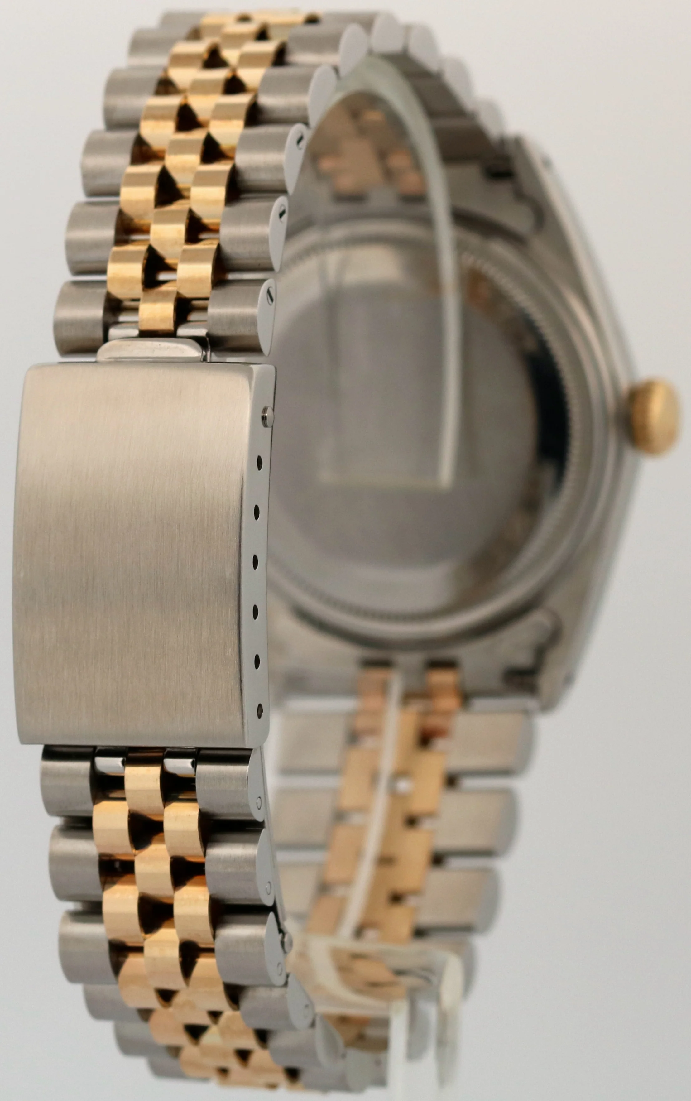 Rolex DateJust 36mm CHAMPAGNE Two-Tone 18K Yellow Gold Steel JUBILEE Watch 1601 - Image 6