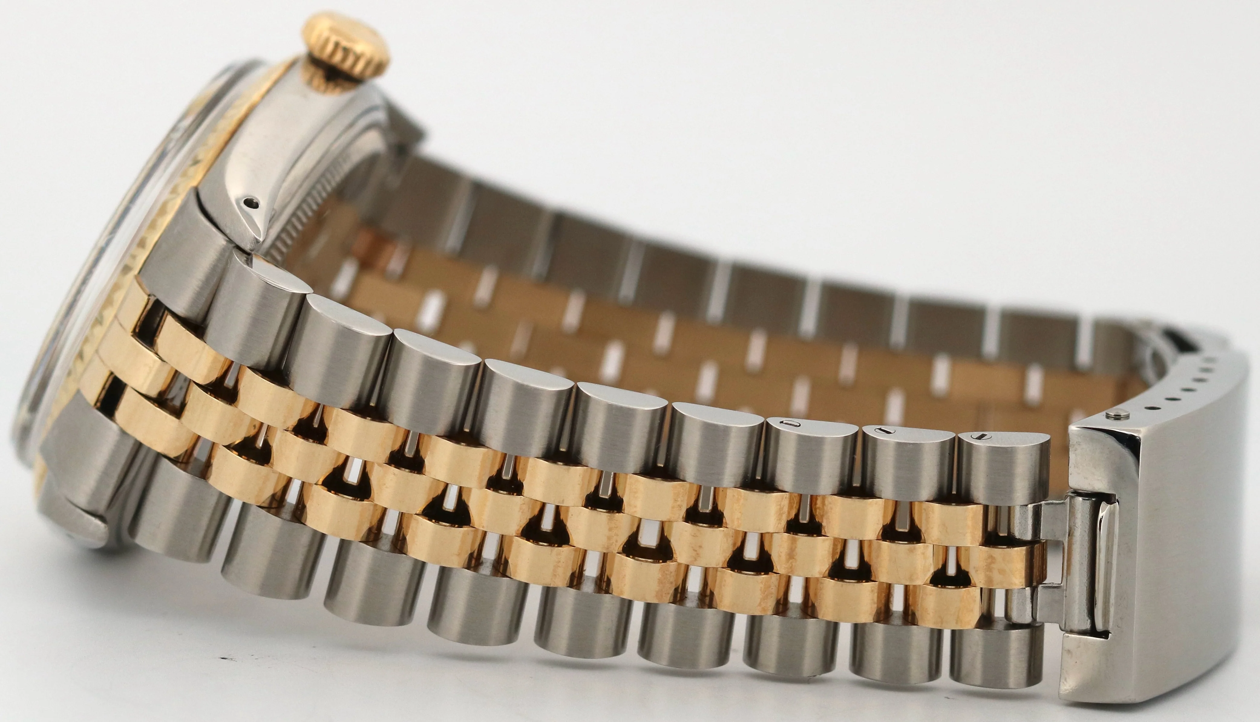 Rolex DateJust 36mm CHAMPAGNE Two-Tone 18K Yellow Gold Steel JUBILEE Watch 1601 - Image 7