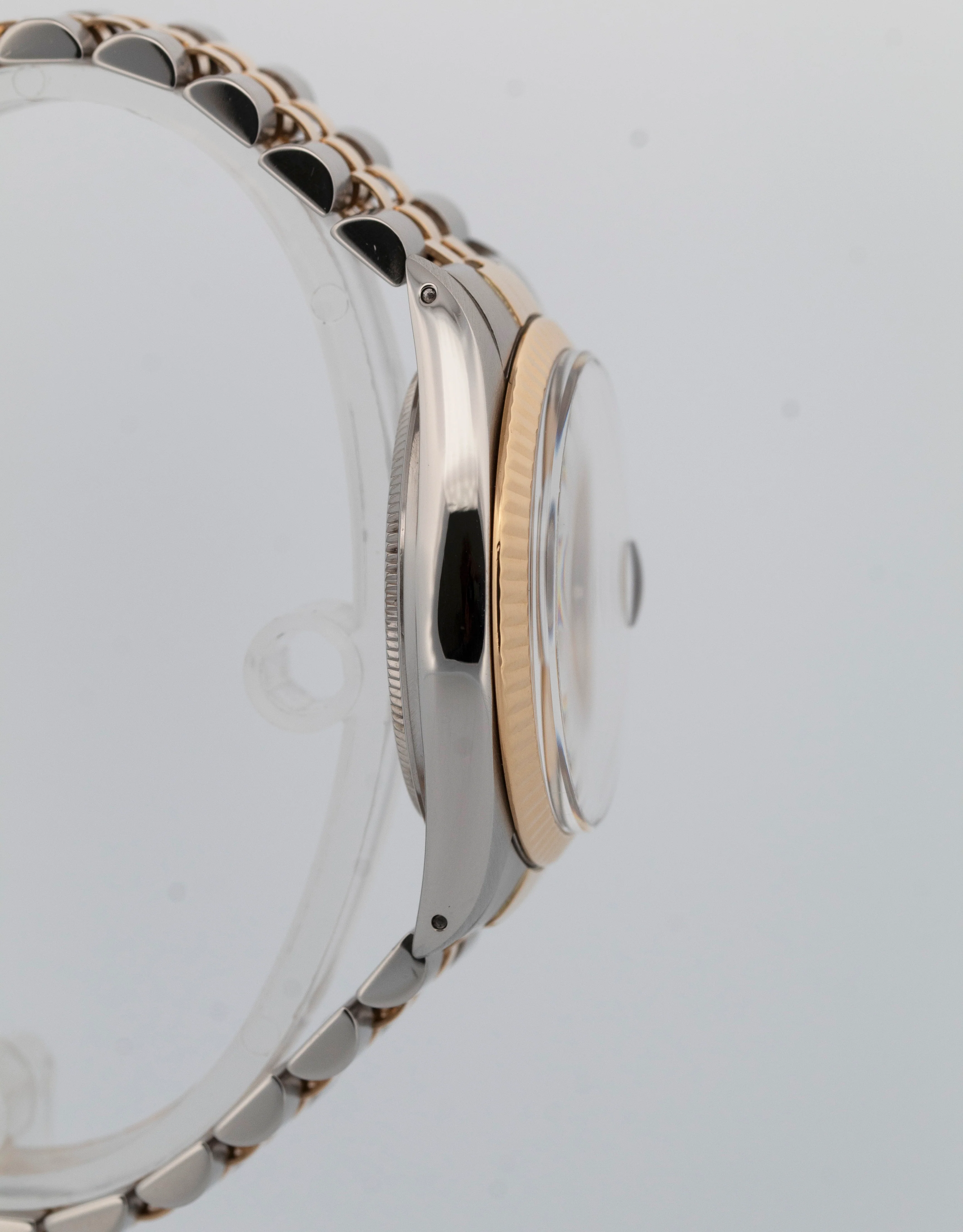 Rolex DateJust 36mm Champagne Two-Tone 18K Yellow Gold Steel JUBILEE Watch 16013 - Image 4