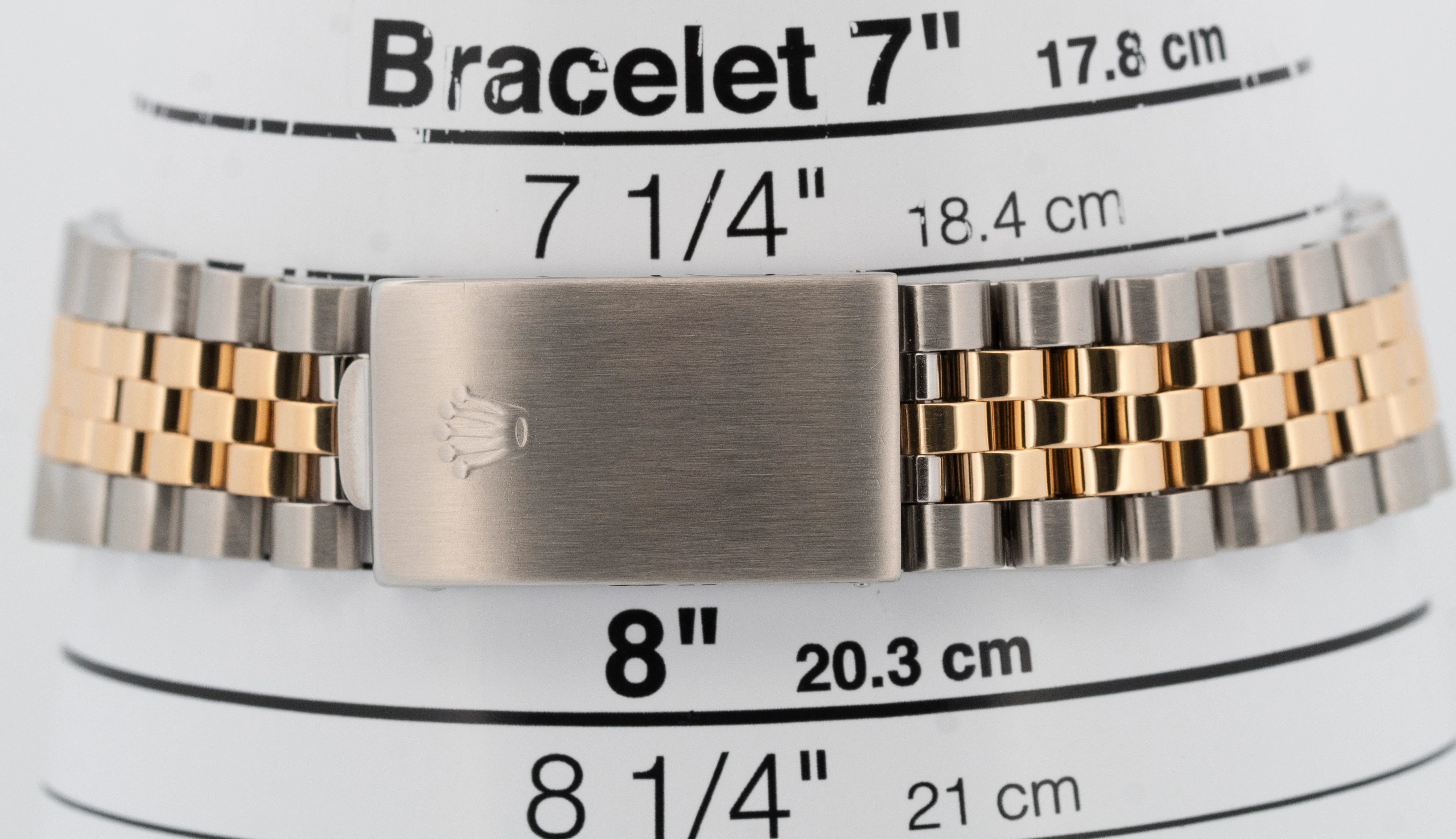 Rolex DateJust 36mm Champagne Two-Tone 18K Yellow Gold Steel JUBILEE Watch 16013 - Image 8