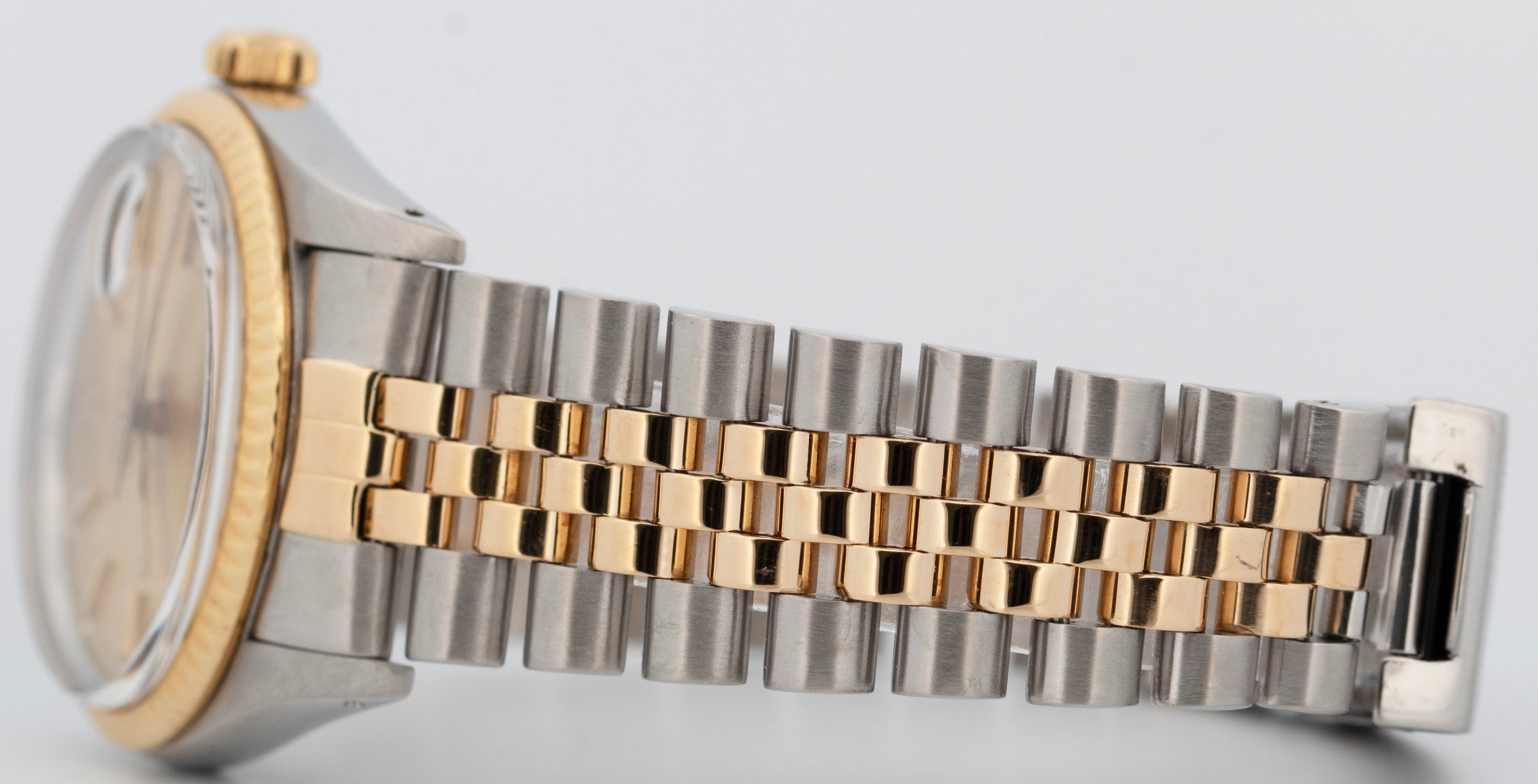 Rolex DateJust 36mm Champagne Two-Tone 18K Yellow Gold Steel JUBILEE Watch 16013 - Image 6
