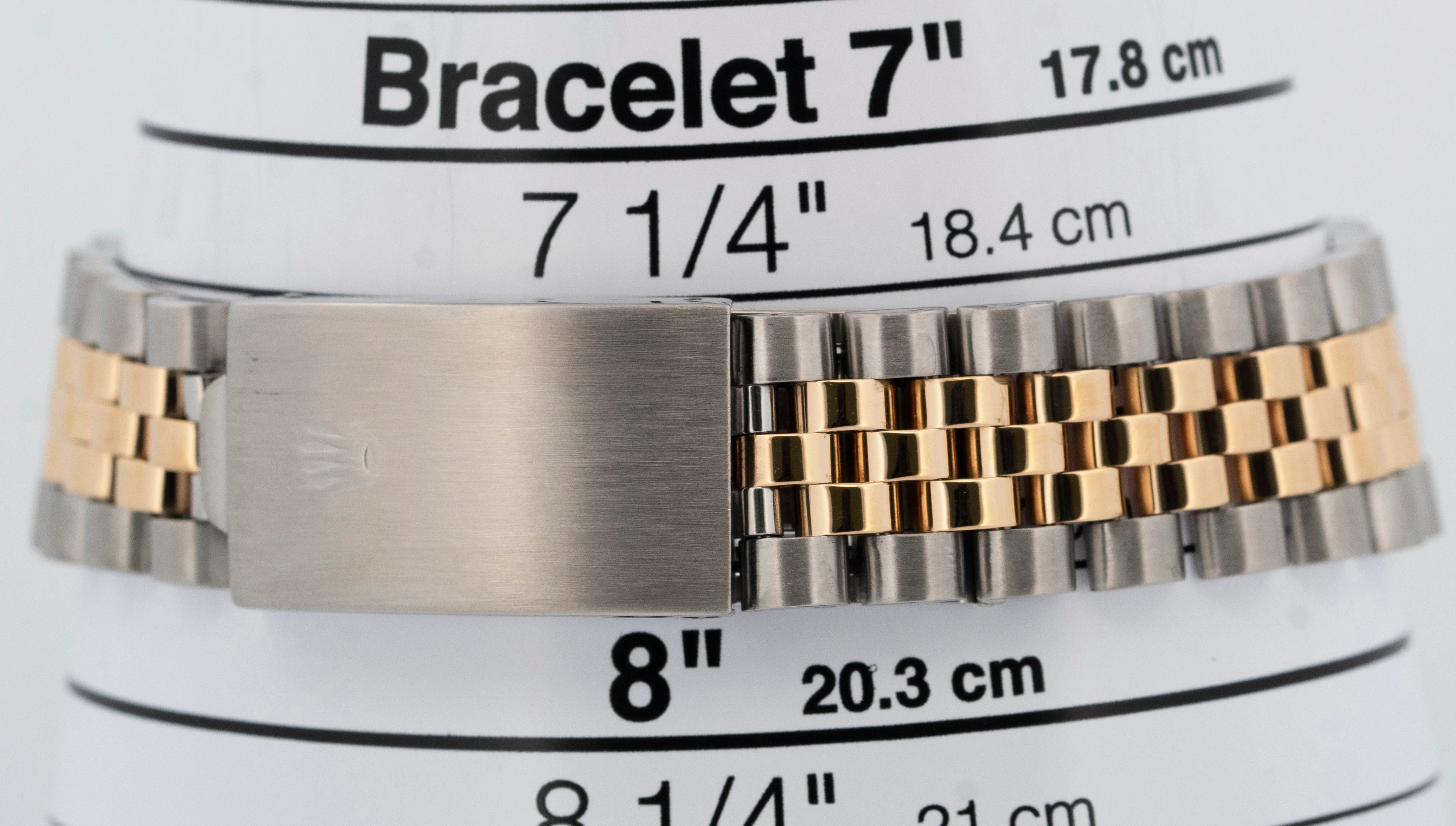 Rolex DateJust 36mm Champagne Two-Tone 18K Yellow Gold Steel JUBILEE Watch 16013 - Image 8