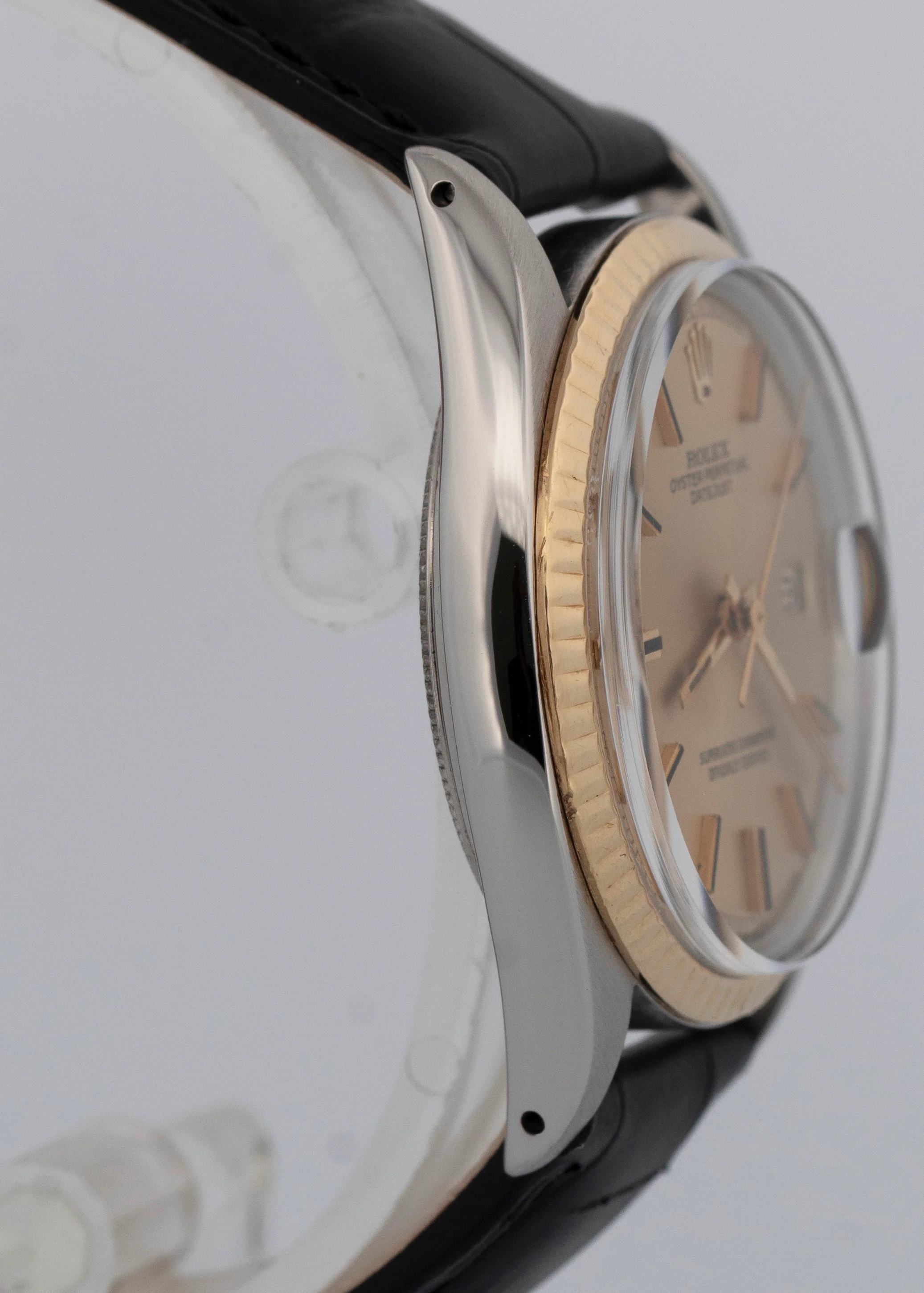 Rolex DateJust 36mm Champagne Two-Tone Yellow Gold Stainless Steel Watch 1601 - Image 4