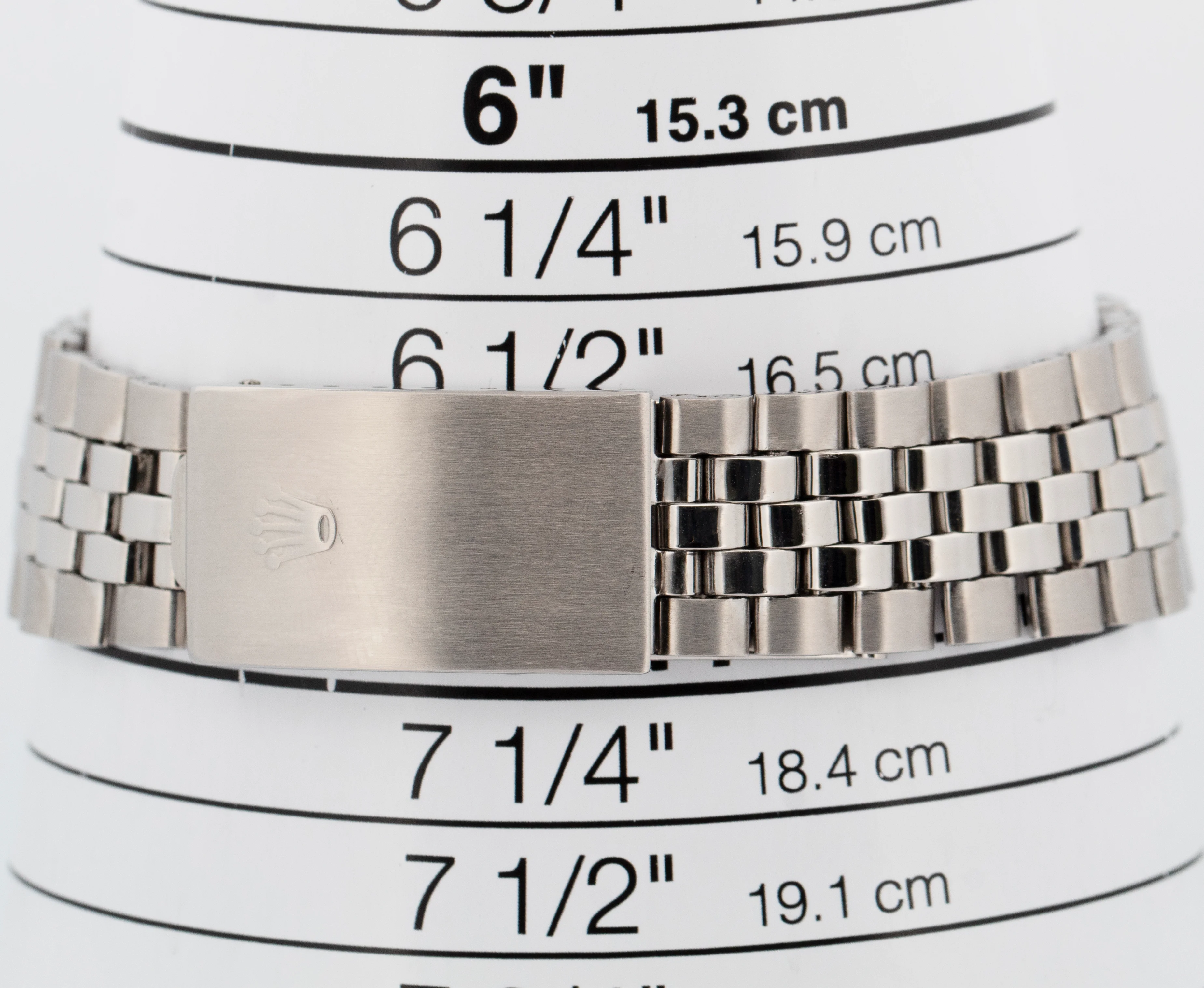 Rolex DateJust 36mm Gray Linen Pie-Pan Dial Automatic Stainless Steel Watch 1601 - Image 8