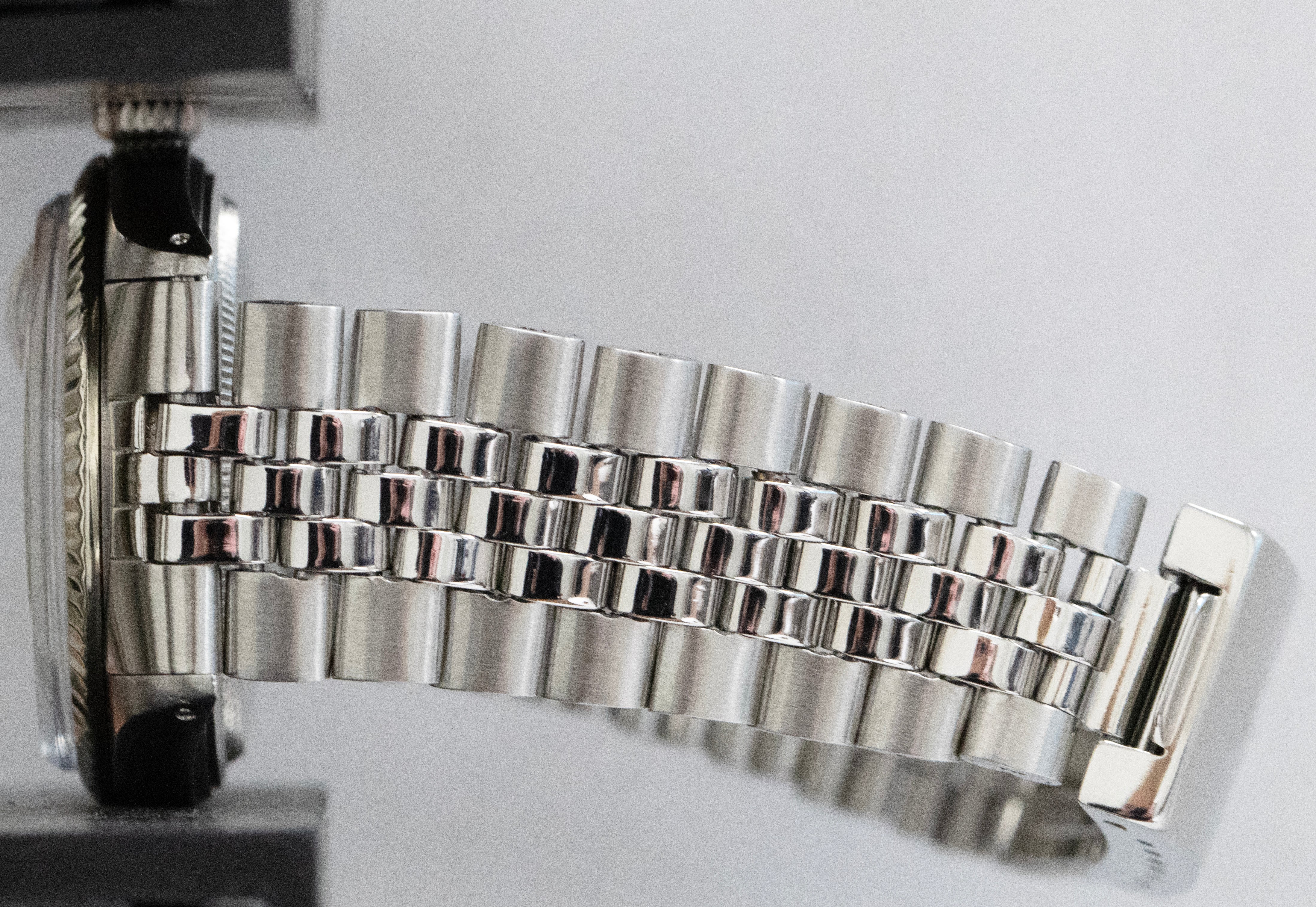 Rolex DateJust 36mm Gray Linen Pie-Pan Dial Automatic Stainless Steel Watch 1601 - Image 9