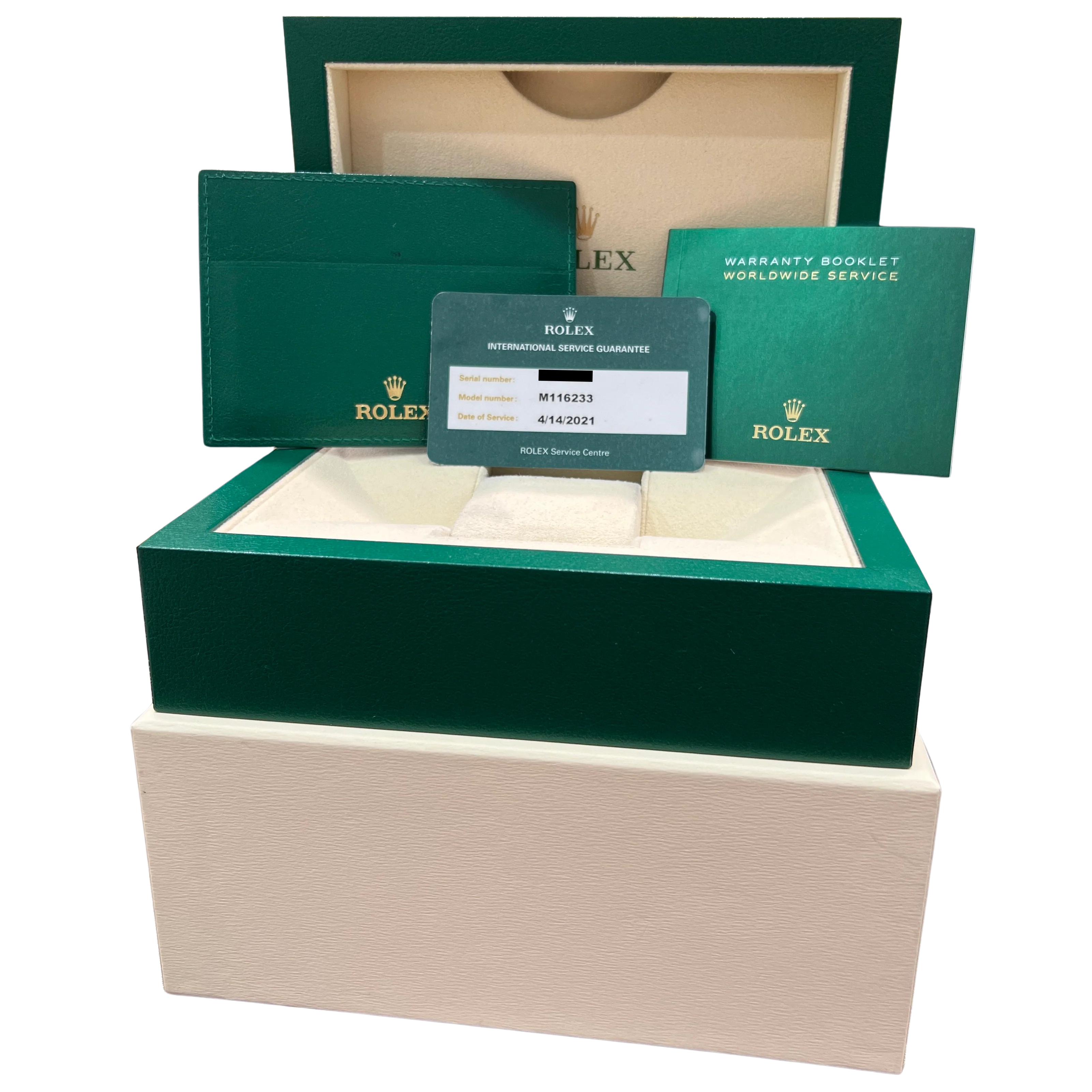 Rolex DateJust 36mm JUBILEE DIAMOND Two-Tone Yellow Gold Steel 116233 Watch BOX - Image 2