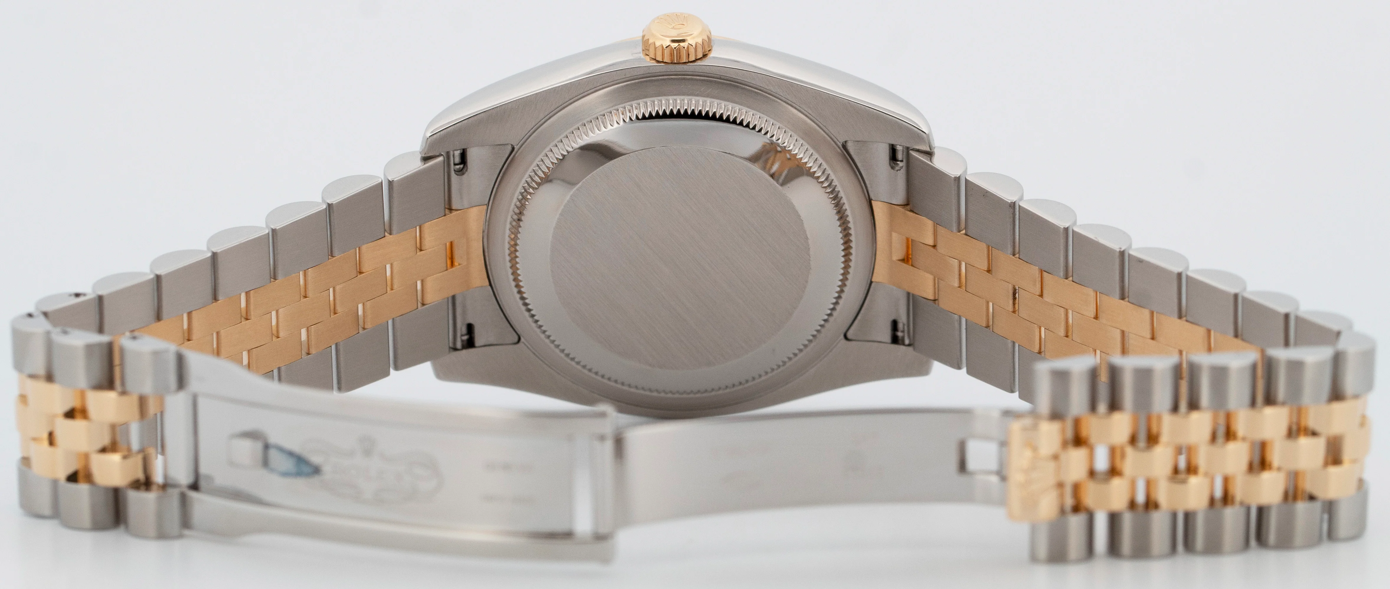 Rolex DateJust 36mm JUBILEE DIAMOND Two-Tone Yellow Gold Steel 116233 Watch BOX - Image 8