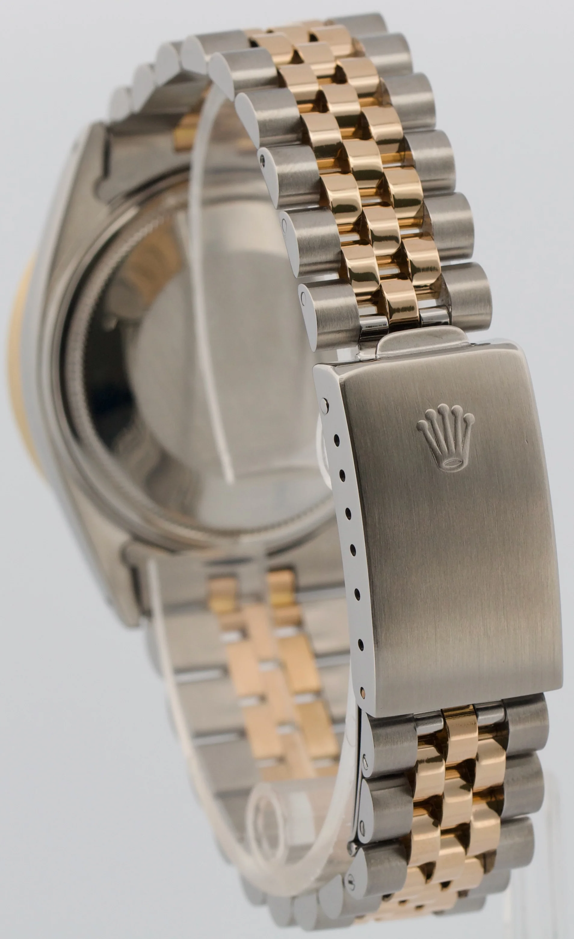 Rolex DateJust 36mm MOP DIAMOND Two-Tone 18K Yellow Gold JUBILEE Watch 16013 - Image 5