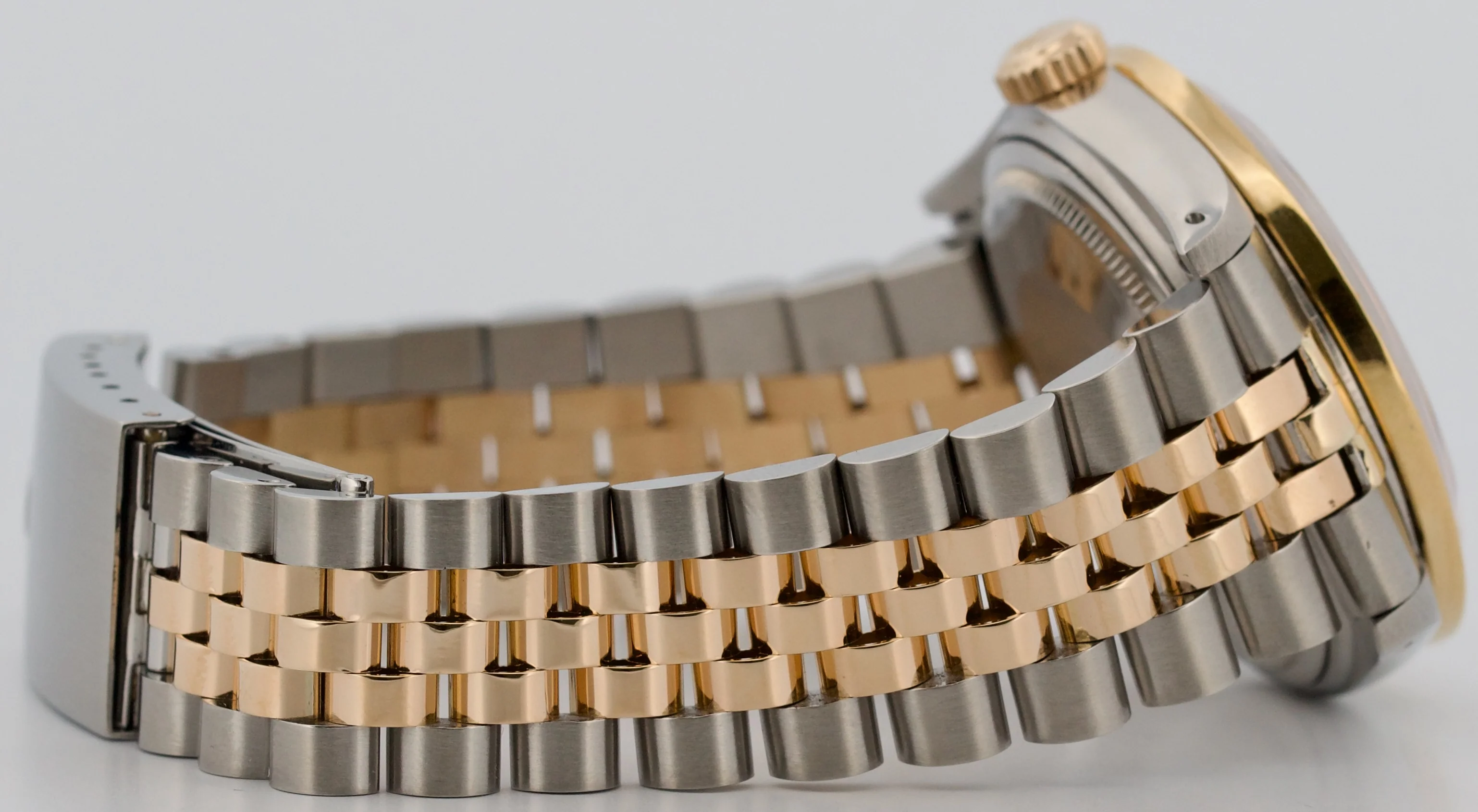Rolex DateJust 36mm MOP DIAMOND Two-Tone 18K Yellow Gold JUBILEE Watch 16013 - Image 7