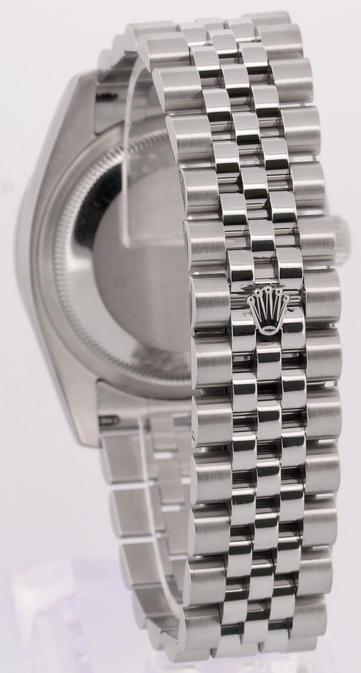Rolex DateJust 36mm RED ROULETTE Black 18K DIAMOND Steel SUPER JUBILEE 116234 - Image 5
