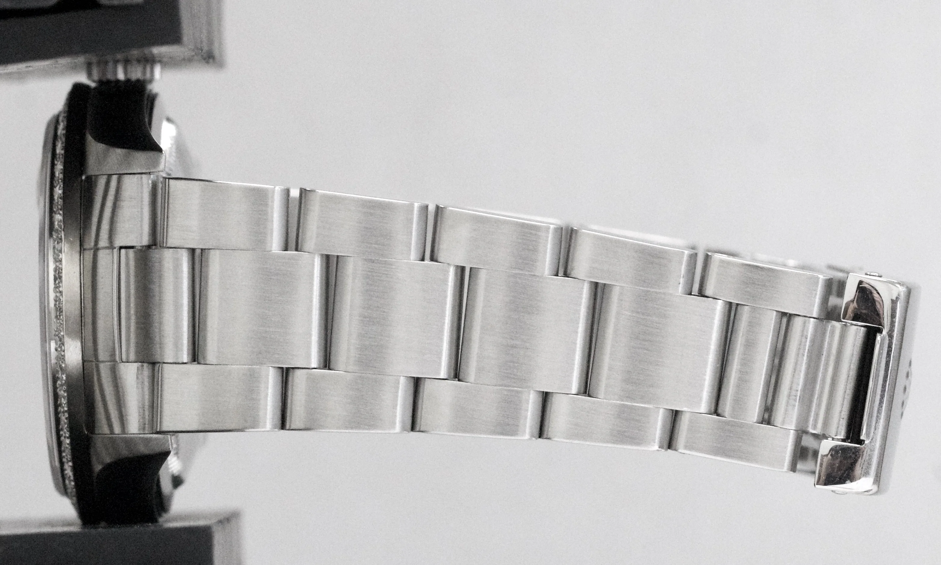 Rolex DateJust 36mm SILVER DIAMOND Stainless Steel Oyster NO-HOLES Watch 16200 - Image 10
