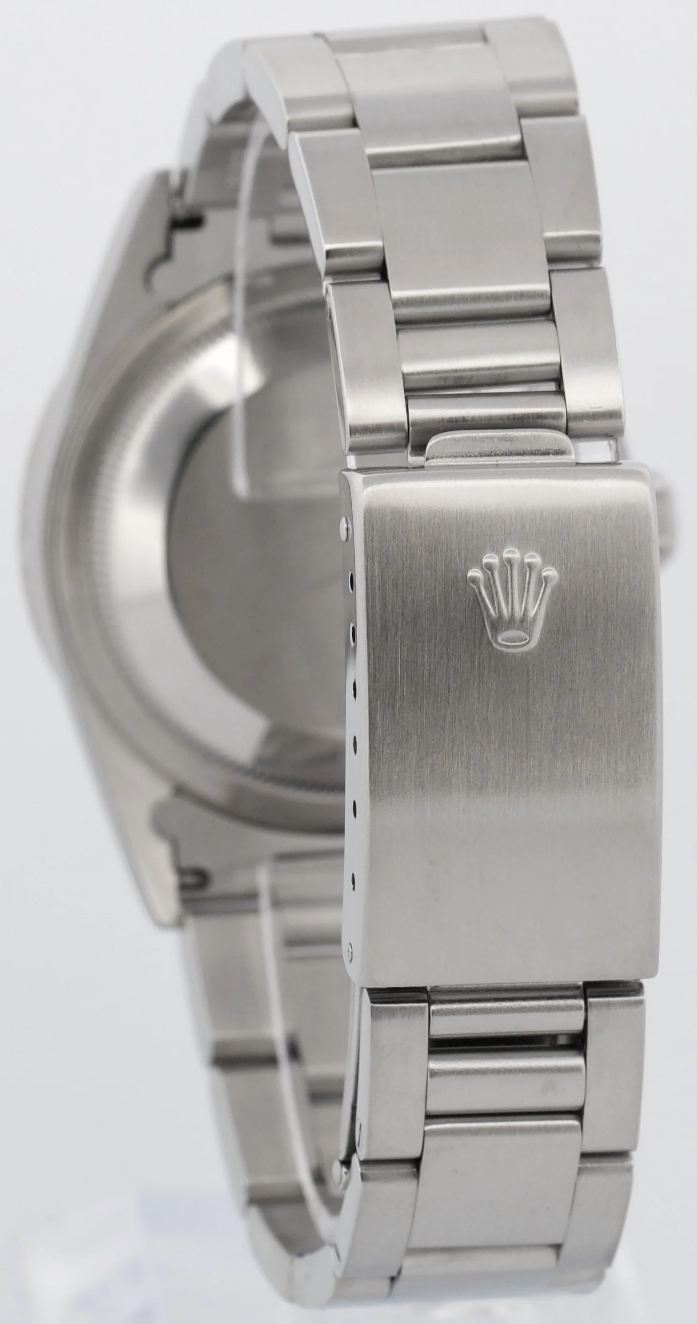 Rolex DateJust 36mm SILVER DIAMOND Stainless Steel Oyster NO-HOLES Watch 16200 - Image 5