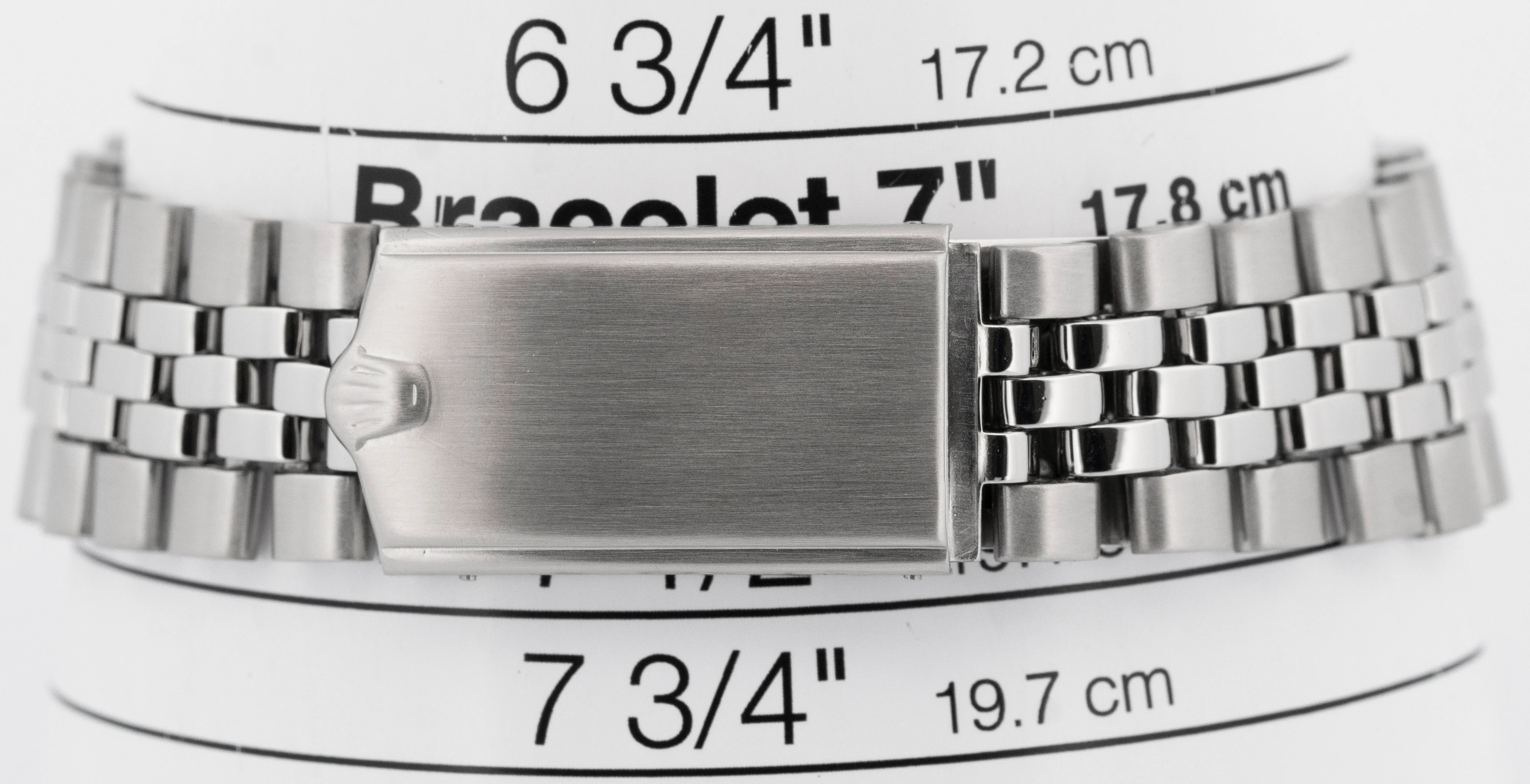 Rolex DateJust 36mm Silver Gray Stainless Steel Engine Turned Jubilee Watch 1603 - Image 8