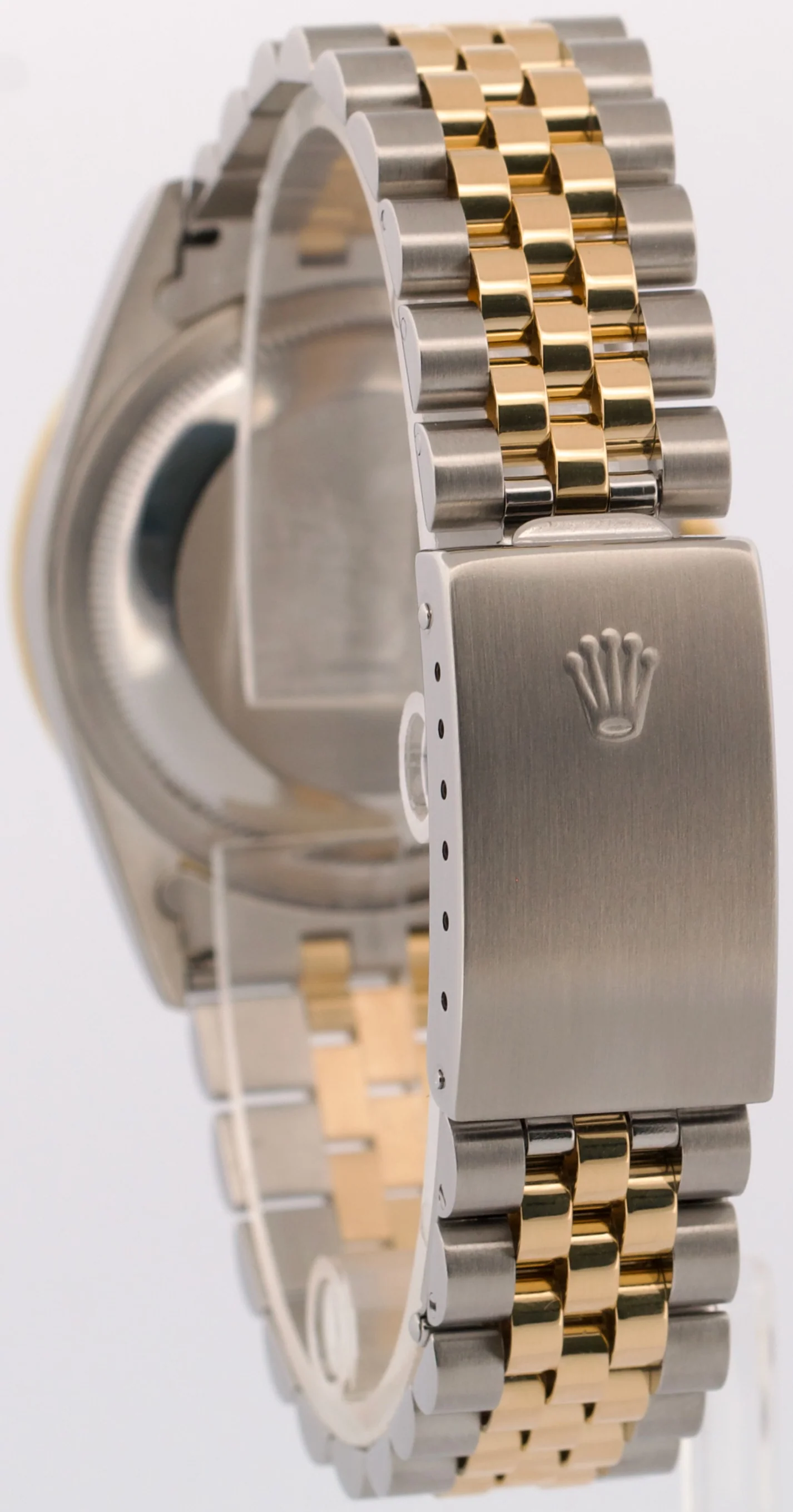 Rolex DateJust 36mm WHITE DIAMOND 18K Yellow Gold Steel JUBILEE 16233 Watch - Image 5