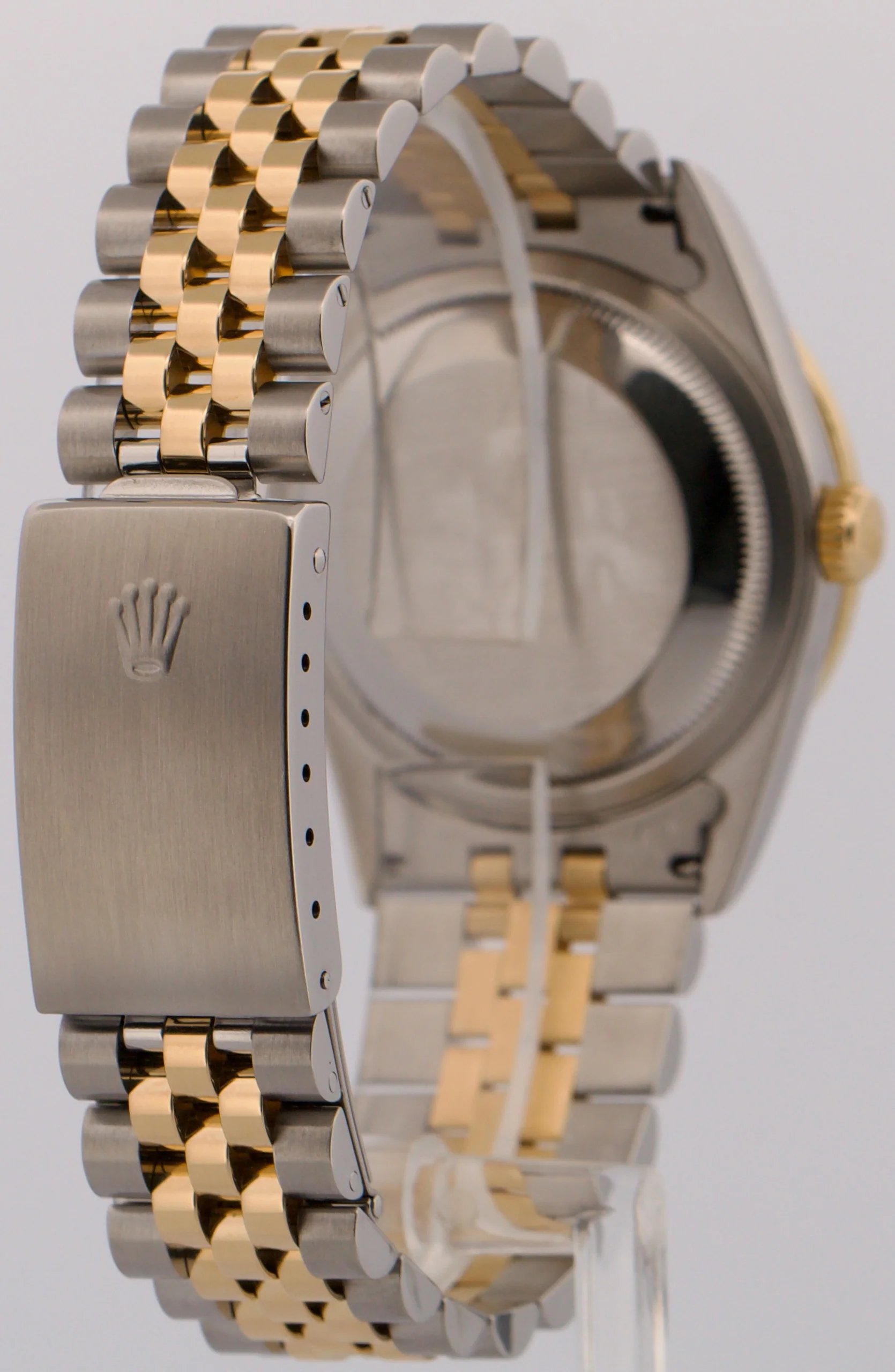 Rolex DateJust 36mm WHITE DIAMOND 18K Yellow Gold Steel JUBILEE 16233 Watch - Image 6