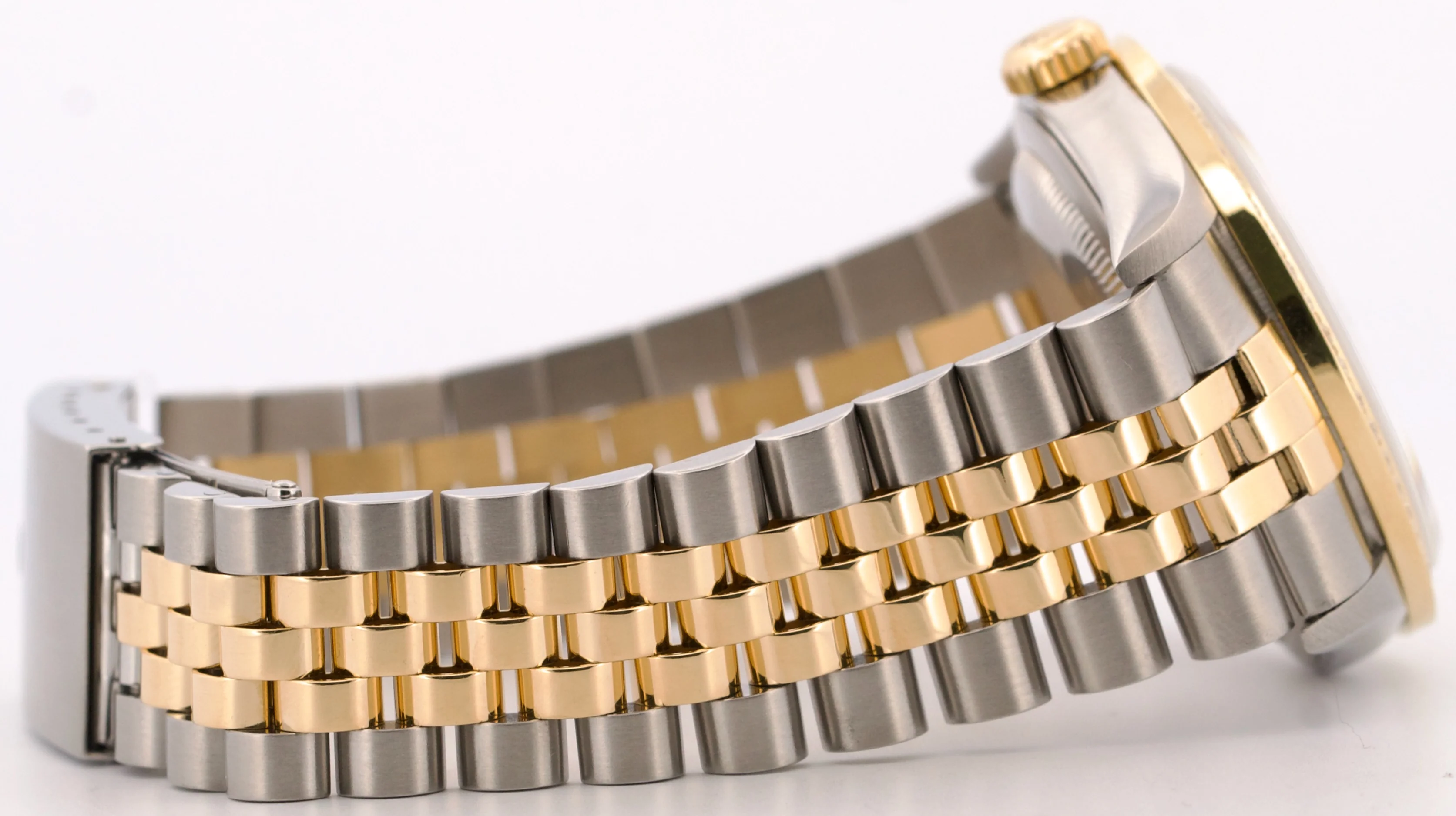 Rolex DateJust 36mm WHITE DIAMOND 18K Yellow Gold Steel JUBILEE 16233 Watch - Image 8