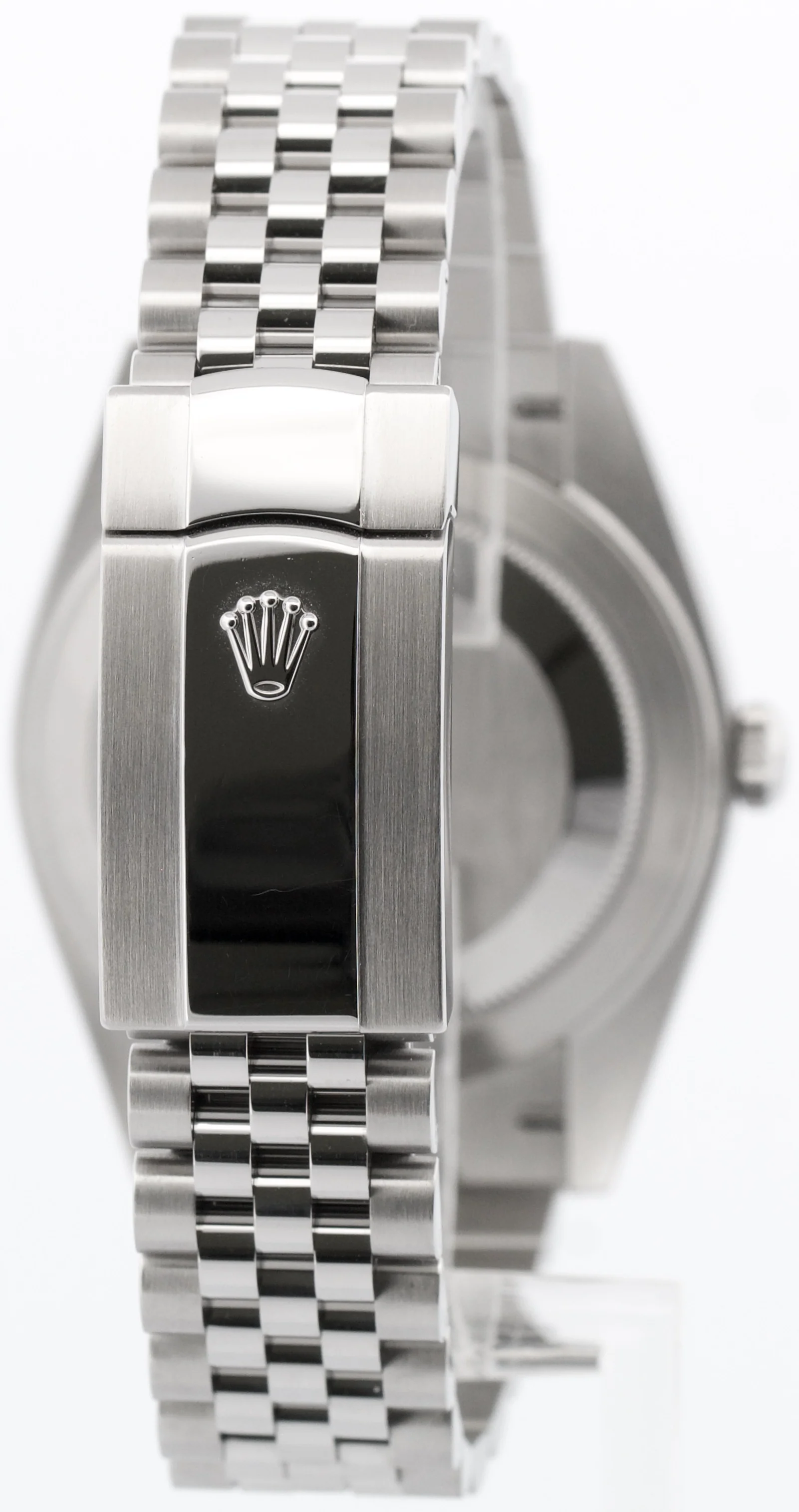 Rolex DateJust 41 BLACK 18K Gold Stainless Steel JUBILEE Smooth 41mm 126300 - Image 5