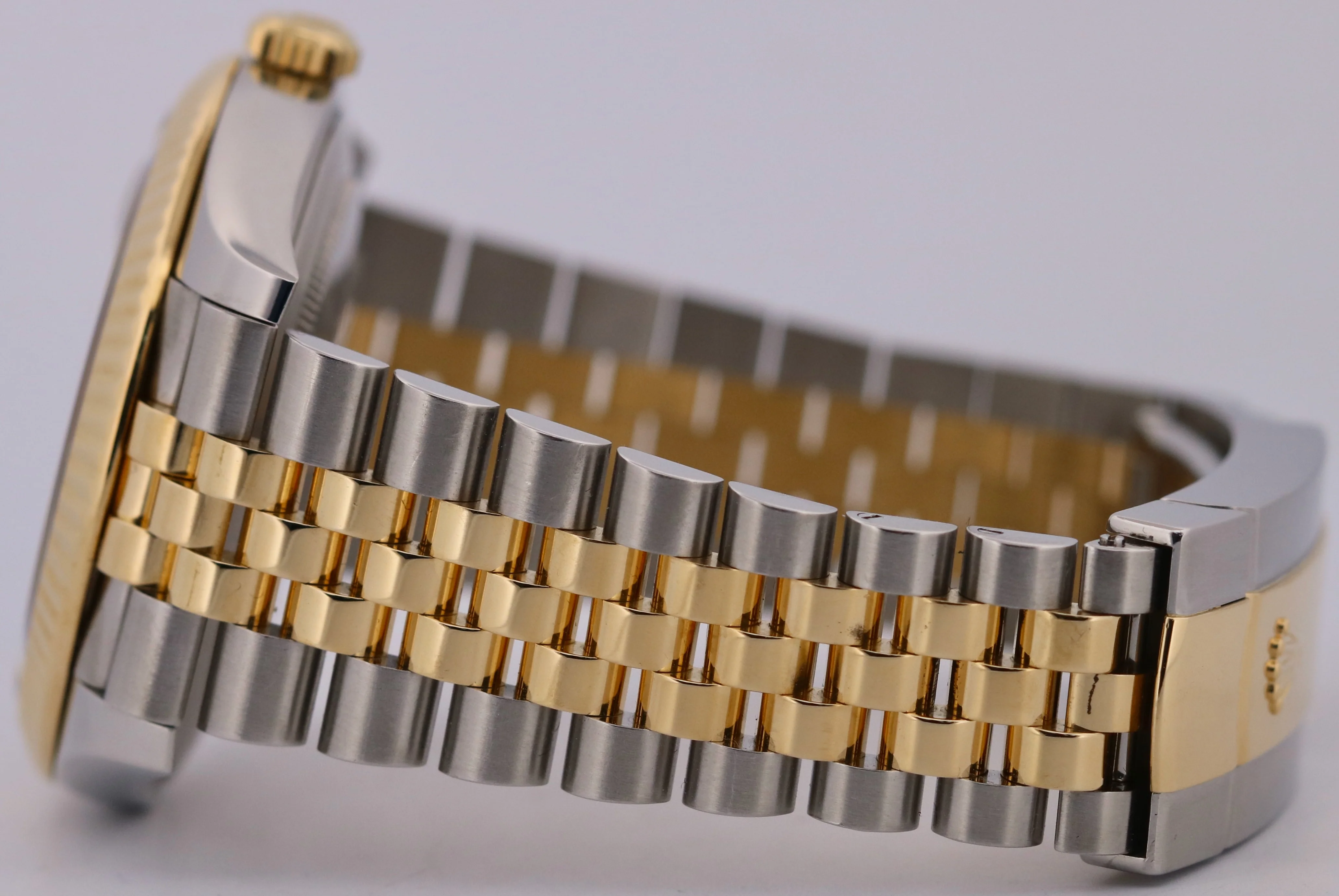 Rolex DateJust 41 SILVER 18K Yellow Gold Two-Tone Steel 41mm JUBILEE 126333 - Image 7