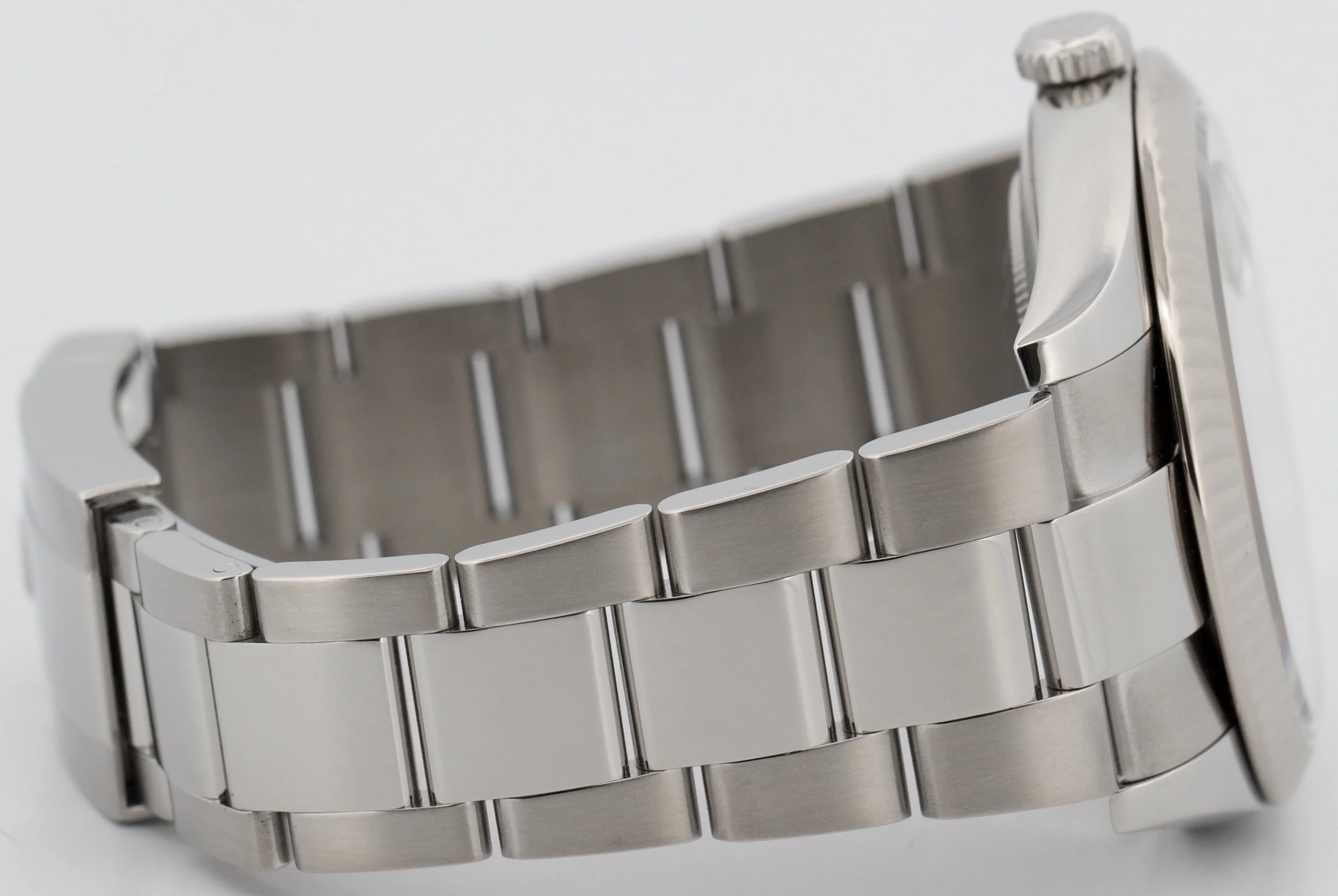 Rolex DateJust 41mm SILVER 18K White Gold Stainless Steel OYSTER Watch 126334 - Image 8