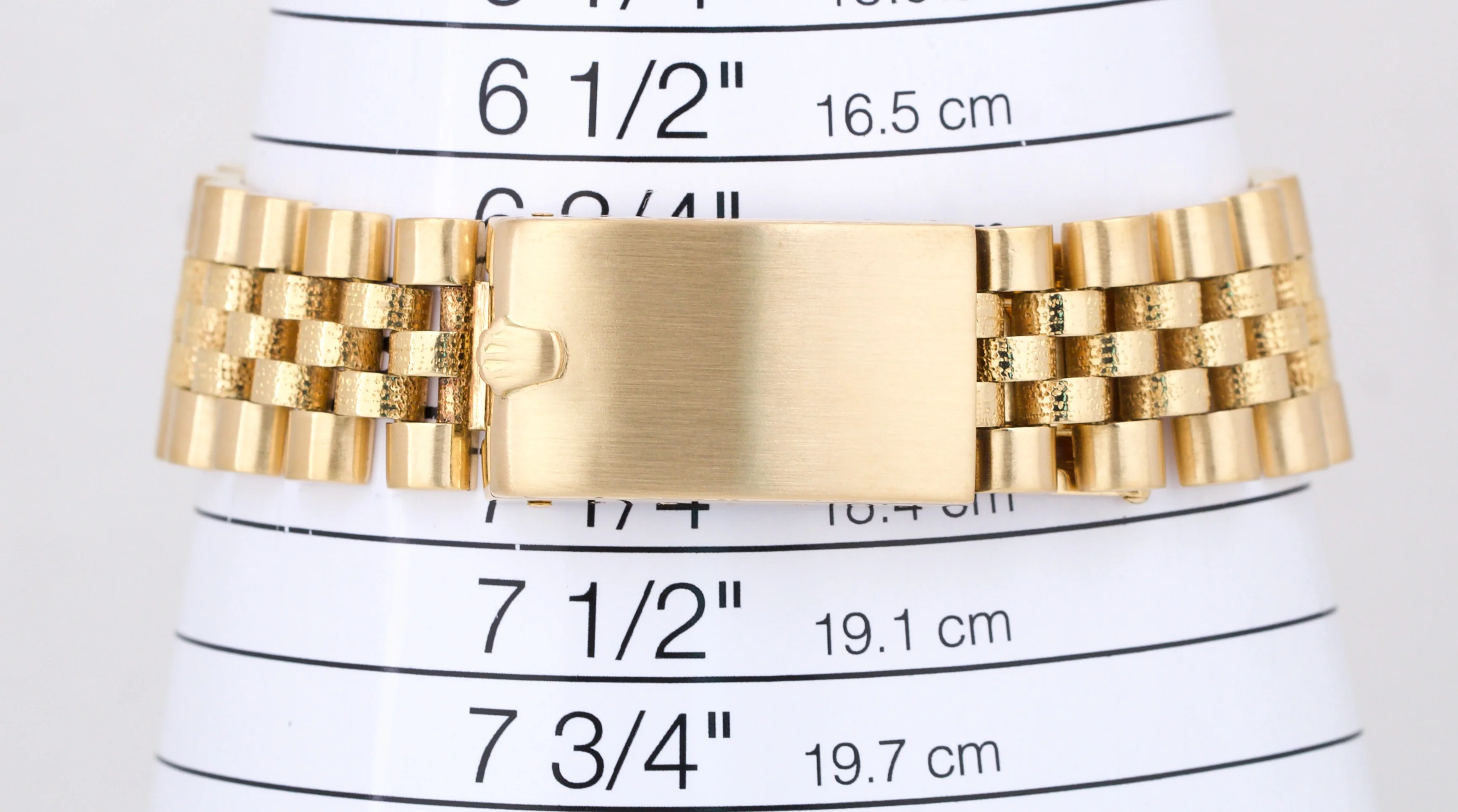 Rolex DateJust Champagne FLORENTINE 36mm 18K Yellow Gold JUBILEE 1611 Watch - Image 10