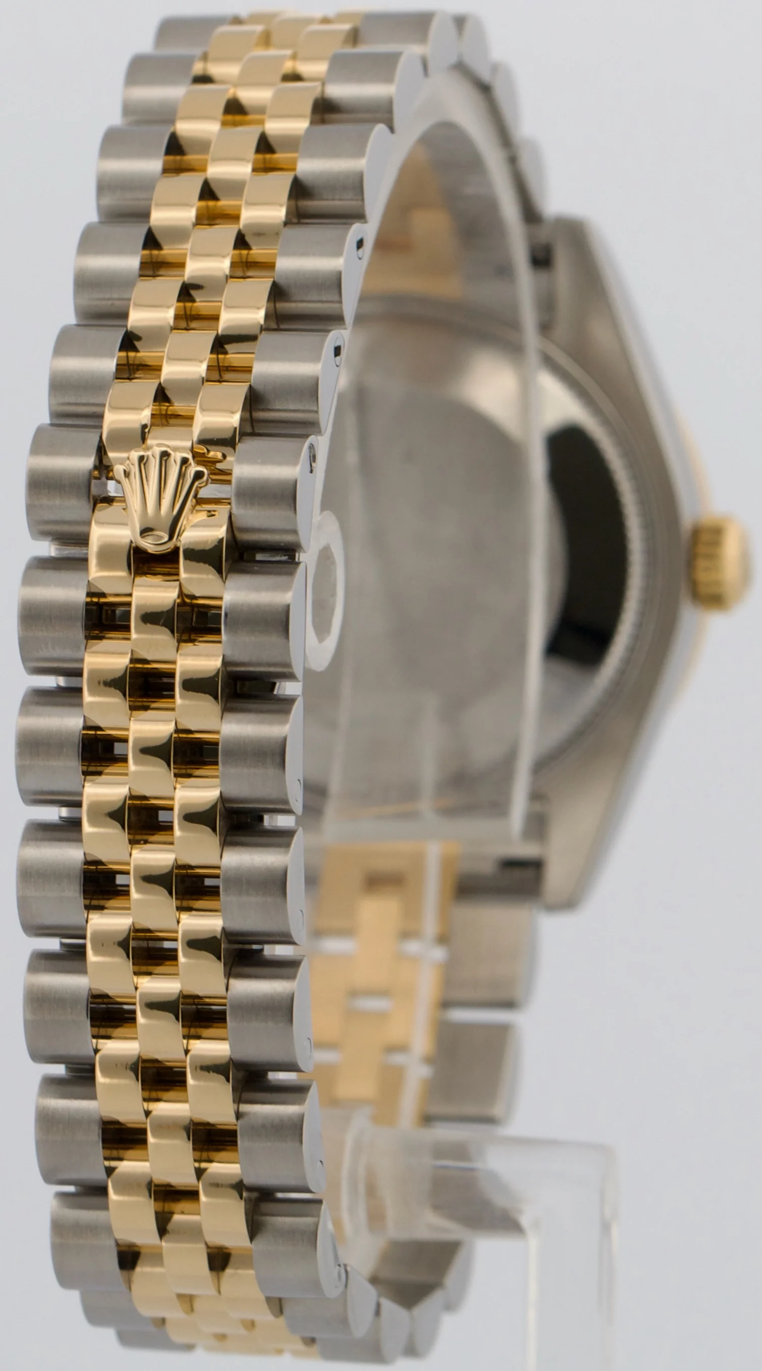 Rolex DateJust FACTORY CHAMPAGNE DIAMOND 31mm 18K Gold SUPER JUBILEE 178383 - Image 6