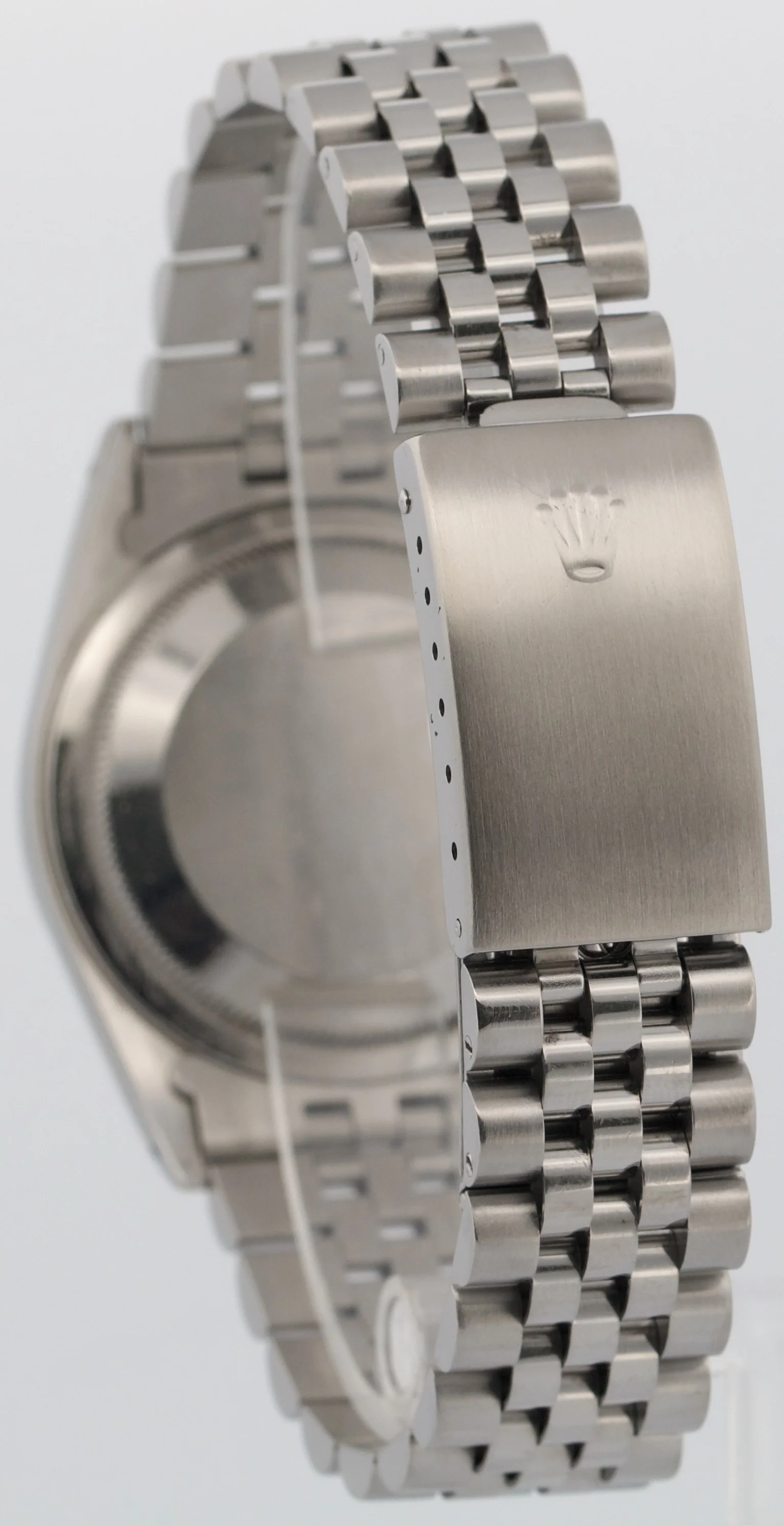 Rolex DateJust FACTORY PATINA SILVER DIAMOND 36mm 18K Gold JUBILEE Steel 16234 - Image 5