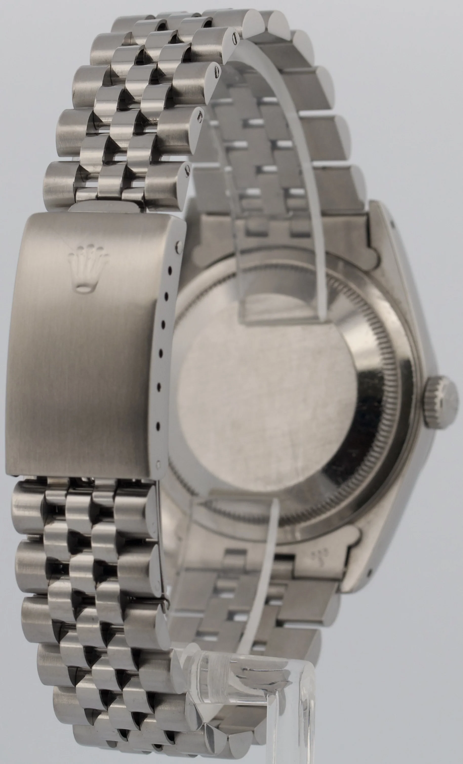 Rolex DateJust FACTORY PATINA SILVER DIAMOND 36mm 18K Gold JUBILEE Steel 16234 - Image 6