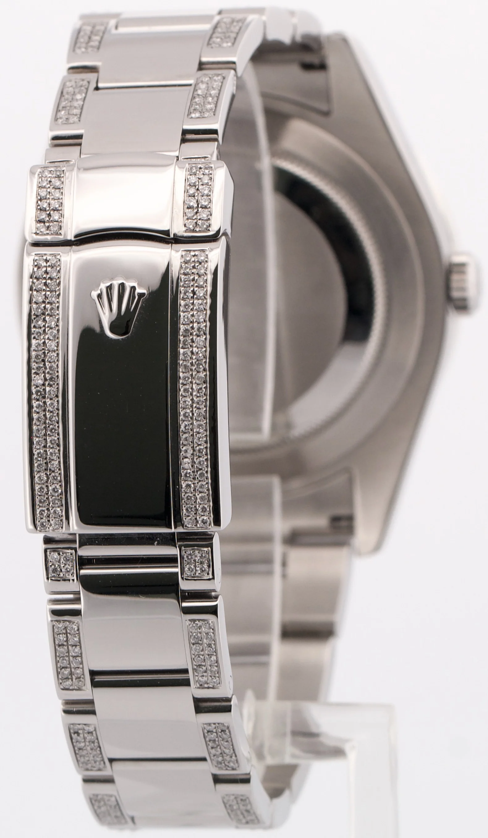 Rolex DateJust II 41mm BLACK DIAMOND Stainless Steel Oyster Date 116300 Watch - Image 6