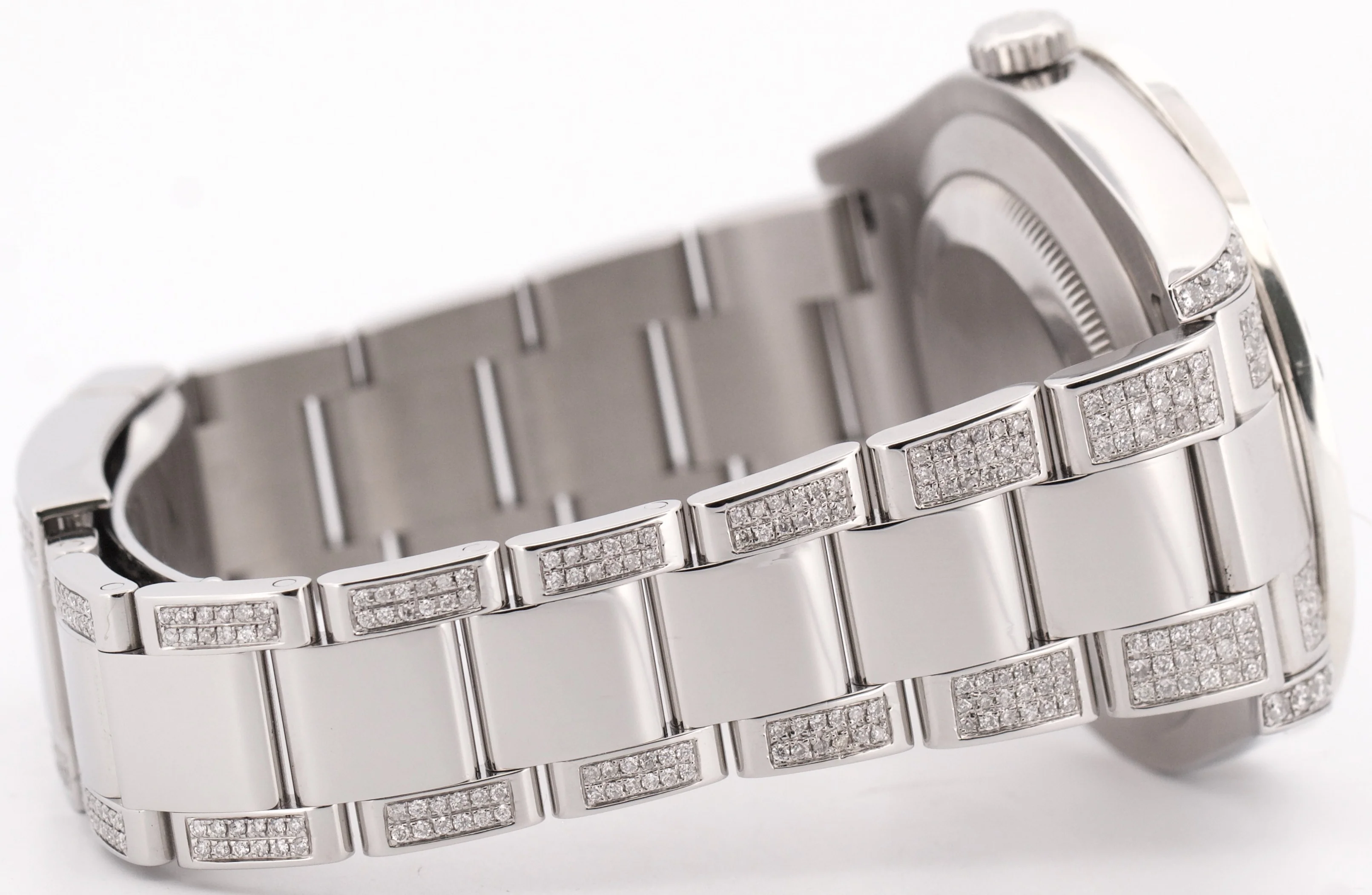 Rolex DateJust II 41mm BLACK DIAMOND Stainless Steel Oyster Date 116300 Watch - Image 8