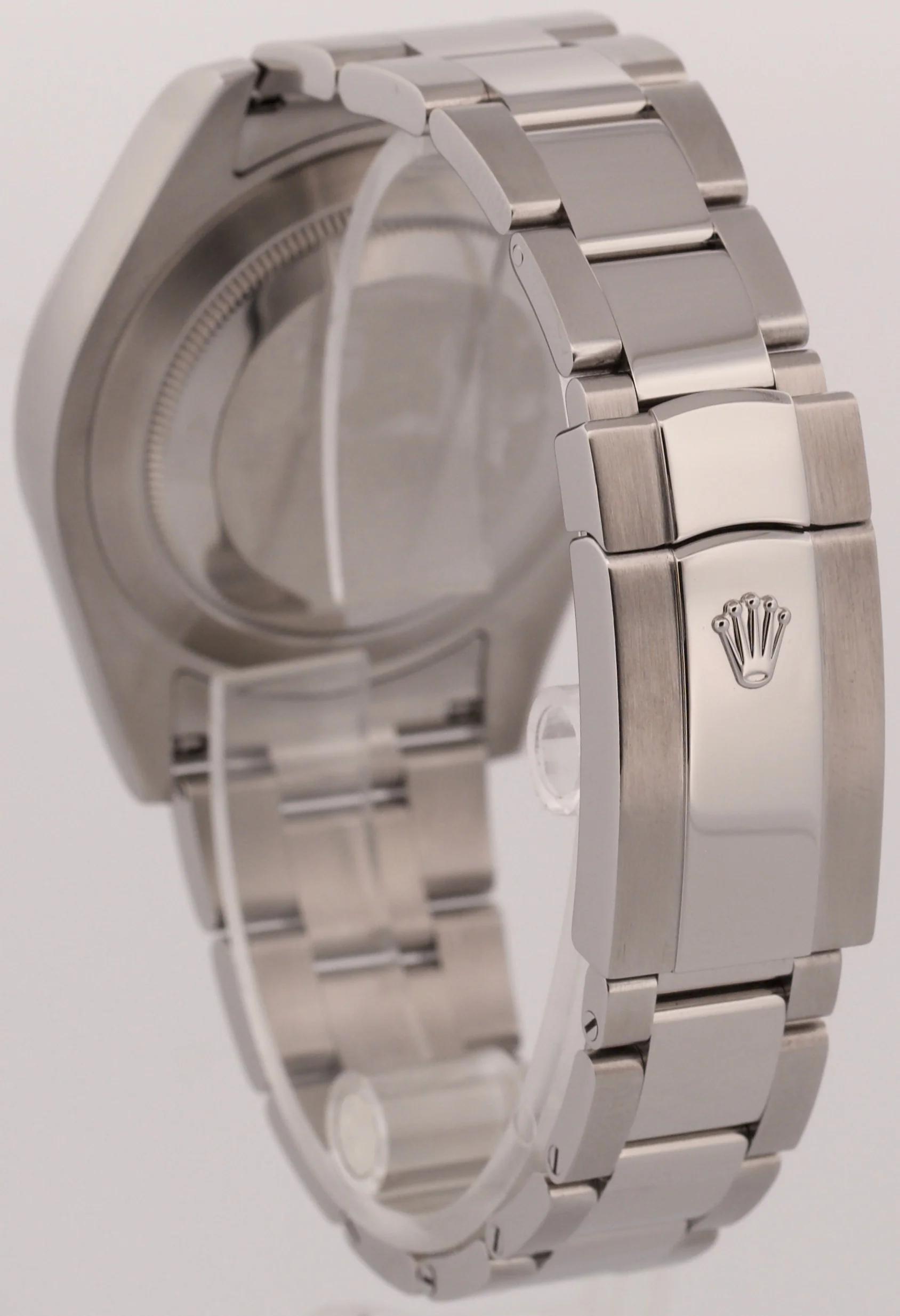 Rolex DateJust II 41mm BLACK Stainless Steel Smooth Oyster Date 116300 Watch - Image 6