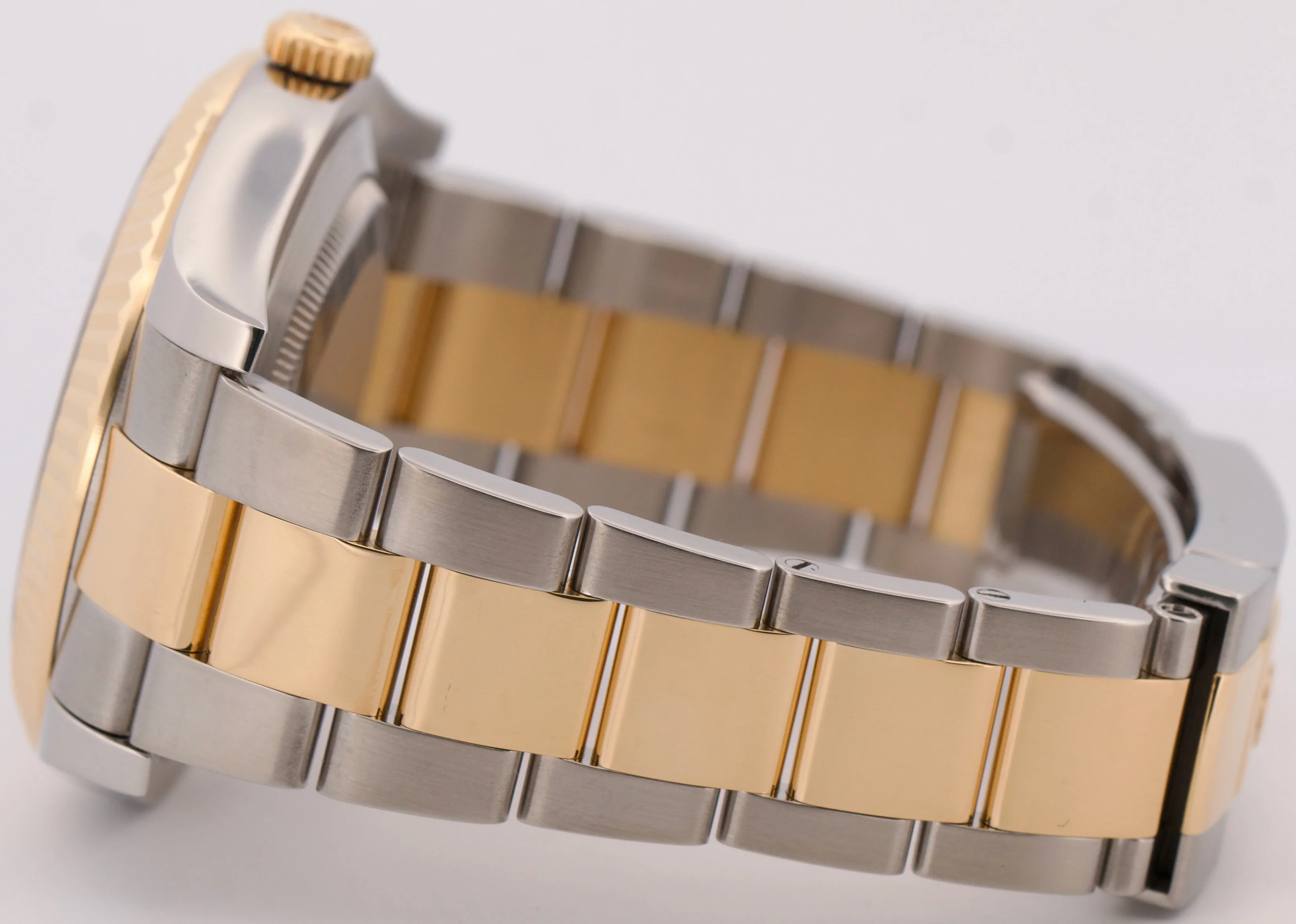 Rolex Datejust II FACTORY IVORY DIAMOND 18K Gold Steel OYSTER 41mm 116333 Watch - Image 7