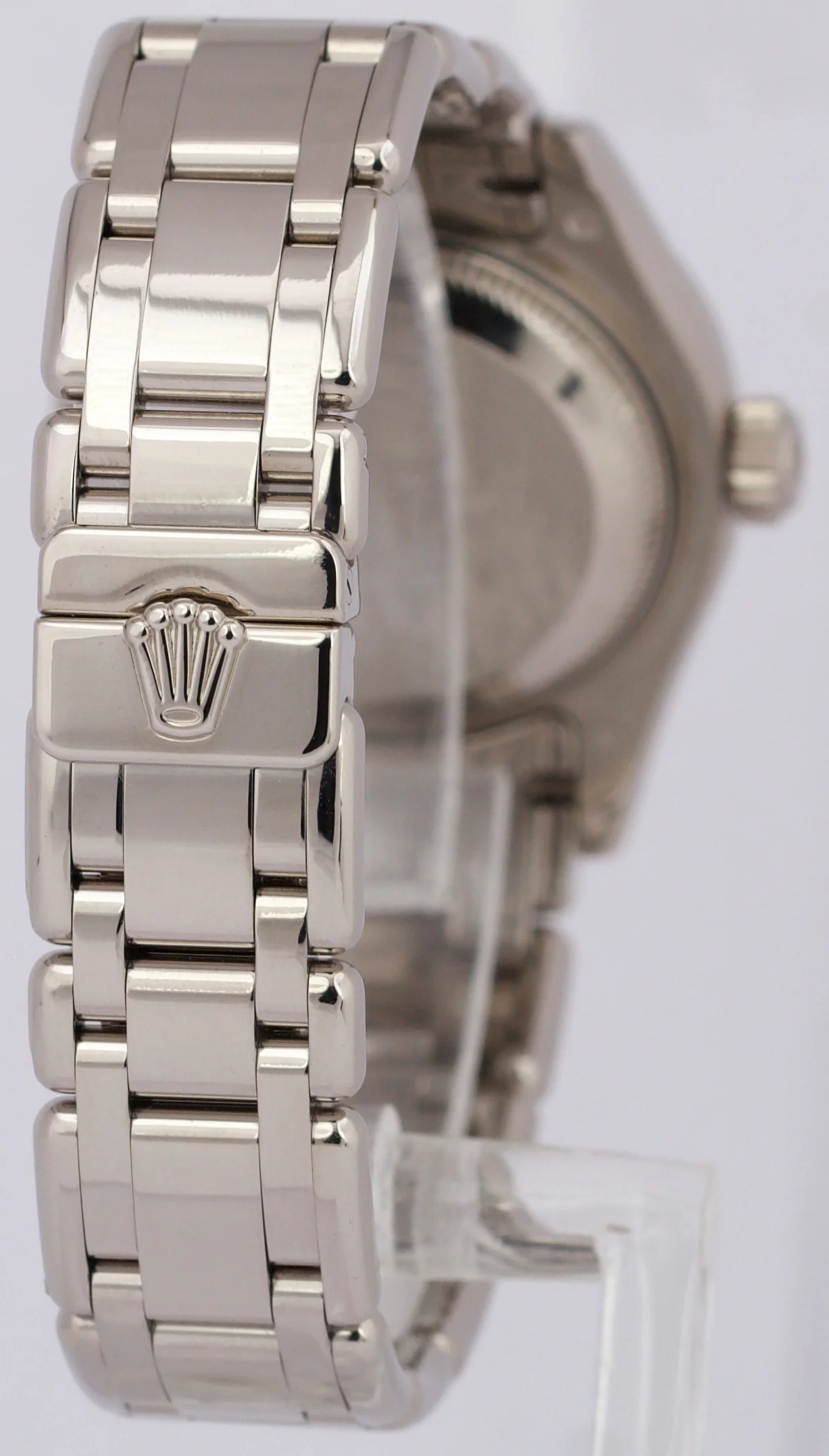 Rolex DateJust Pearlmaster 18k White Gold DIAMOND MOP ROMAN 29mm 80319 Watch BOX - Image 6