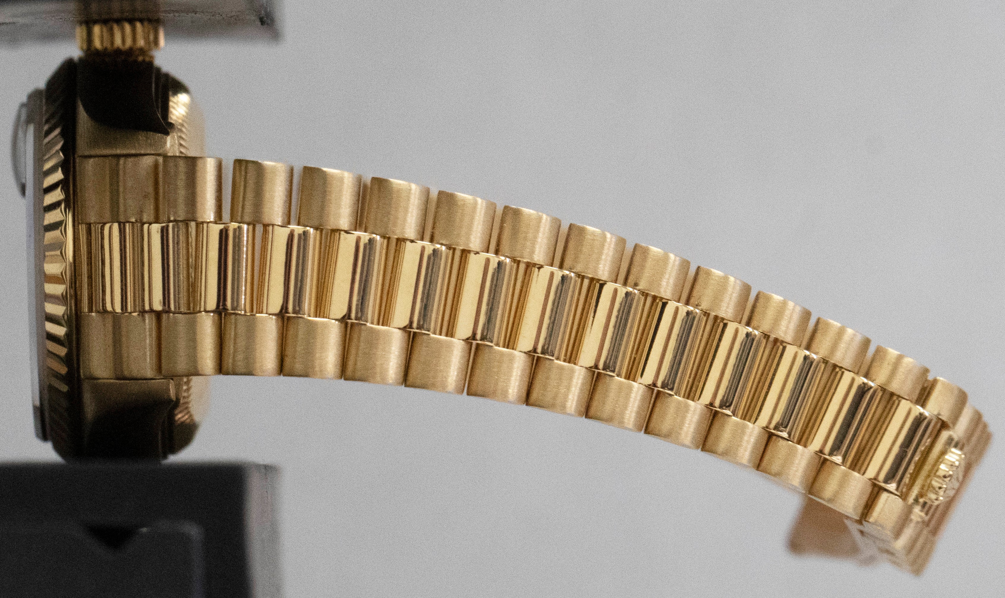 Rolex DateJust President 26mm CHAMPAGNE 18K Yellow Gold Fluted Watch 79178 - Image 10