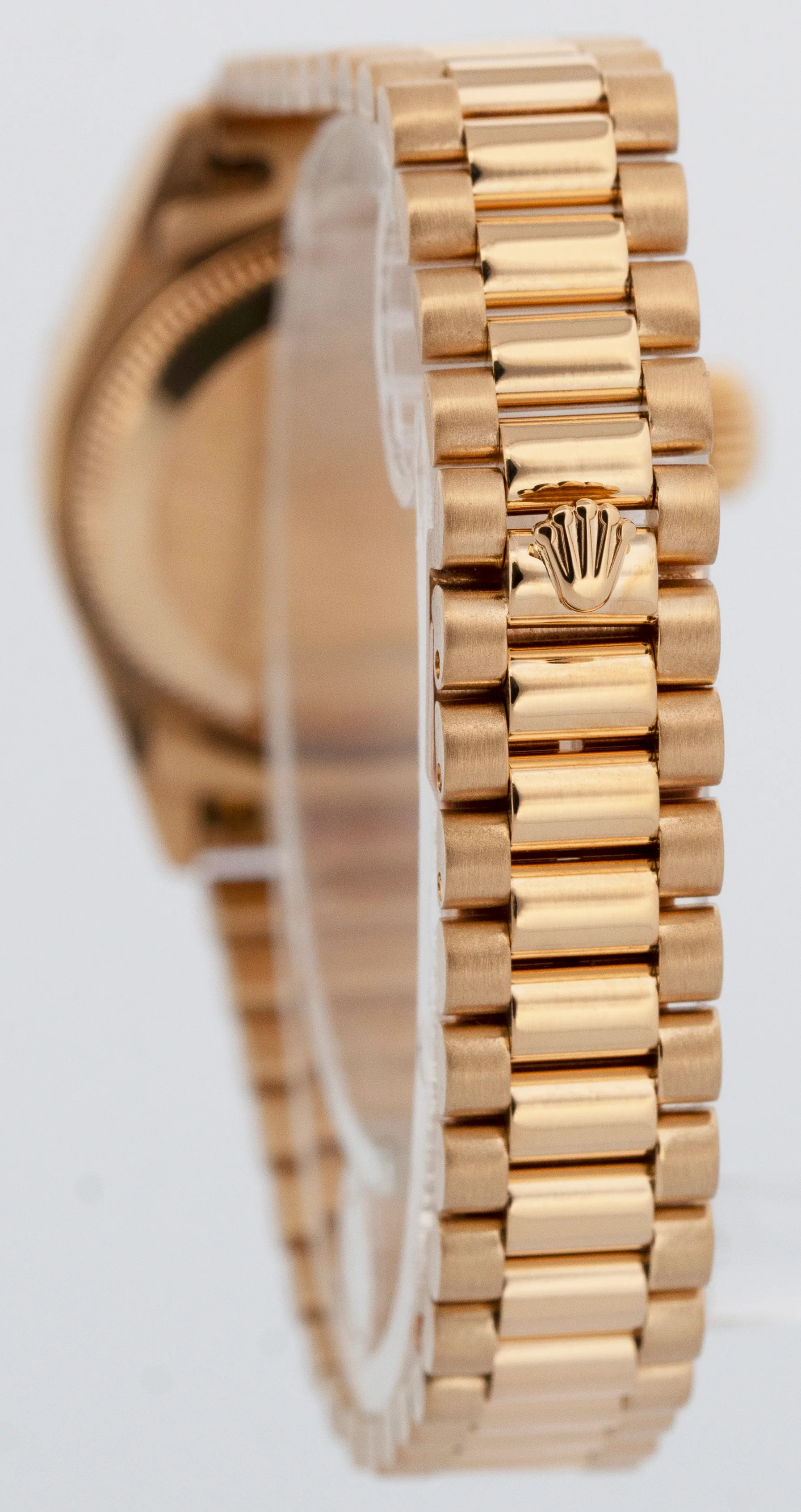 Rolex DateJust President 26mm CHAMPAGNE 18K Yellow Gold Fluted Watch 79178 - Image 5