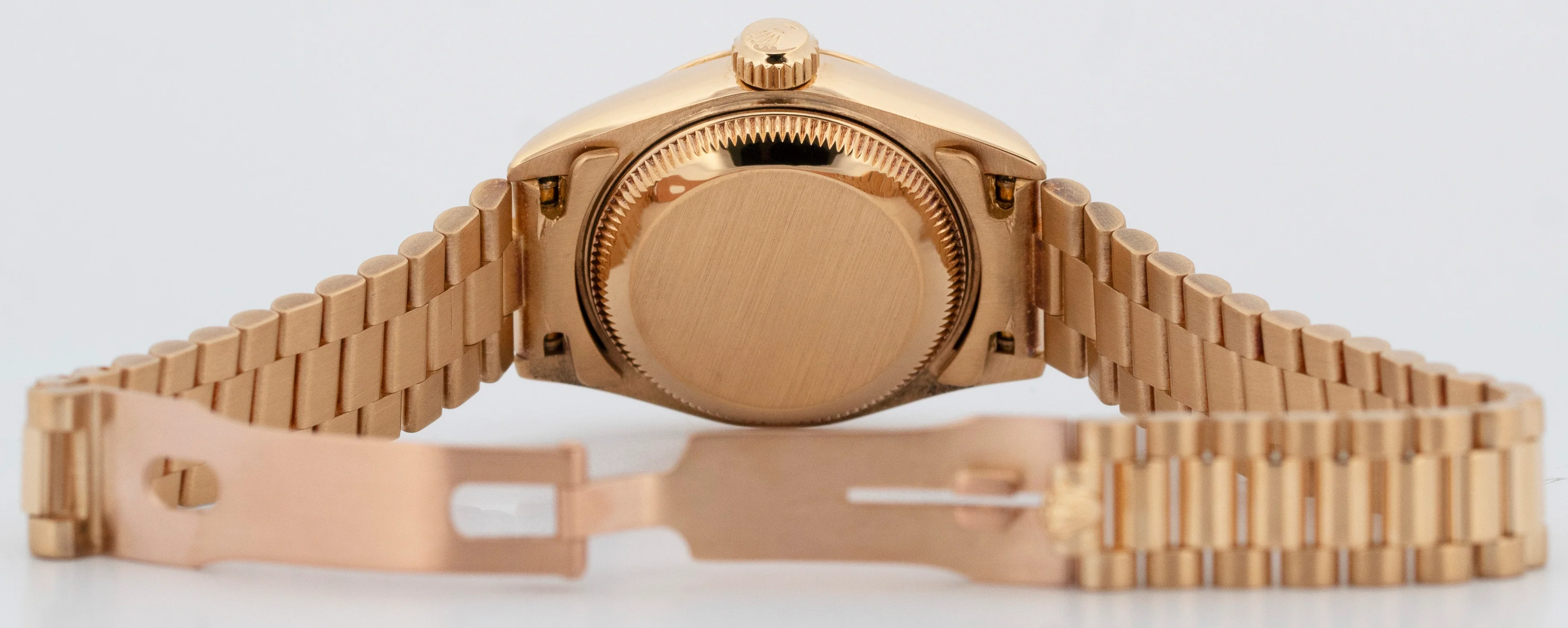 Rolex DateJust President 26mm CHAMPAGNE 18K Yellow Gold Fluted Watch 79178 - Image 8